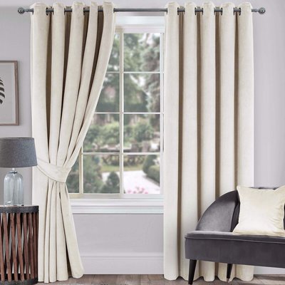 Thermal Velour Eyelet Curtains SO'HOME