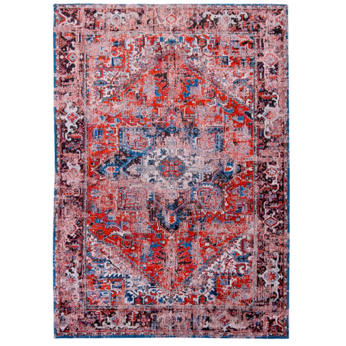 Tapis salon et chambre tissé plat style orient CLASSIC BRICK - Louis de Poortere, NOVATREND