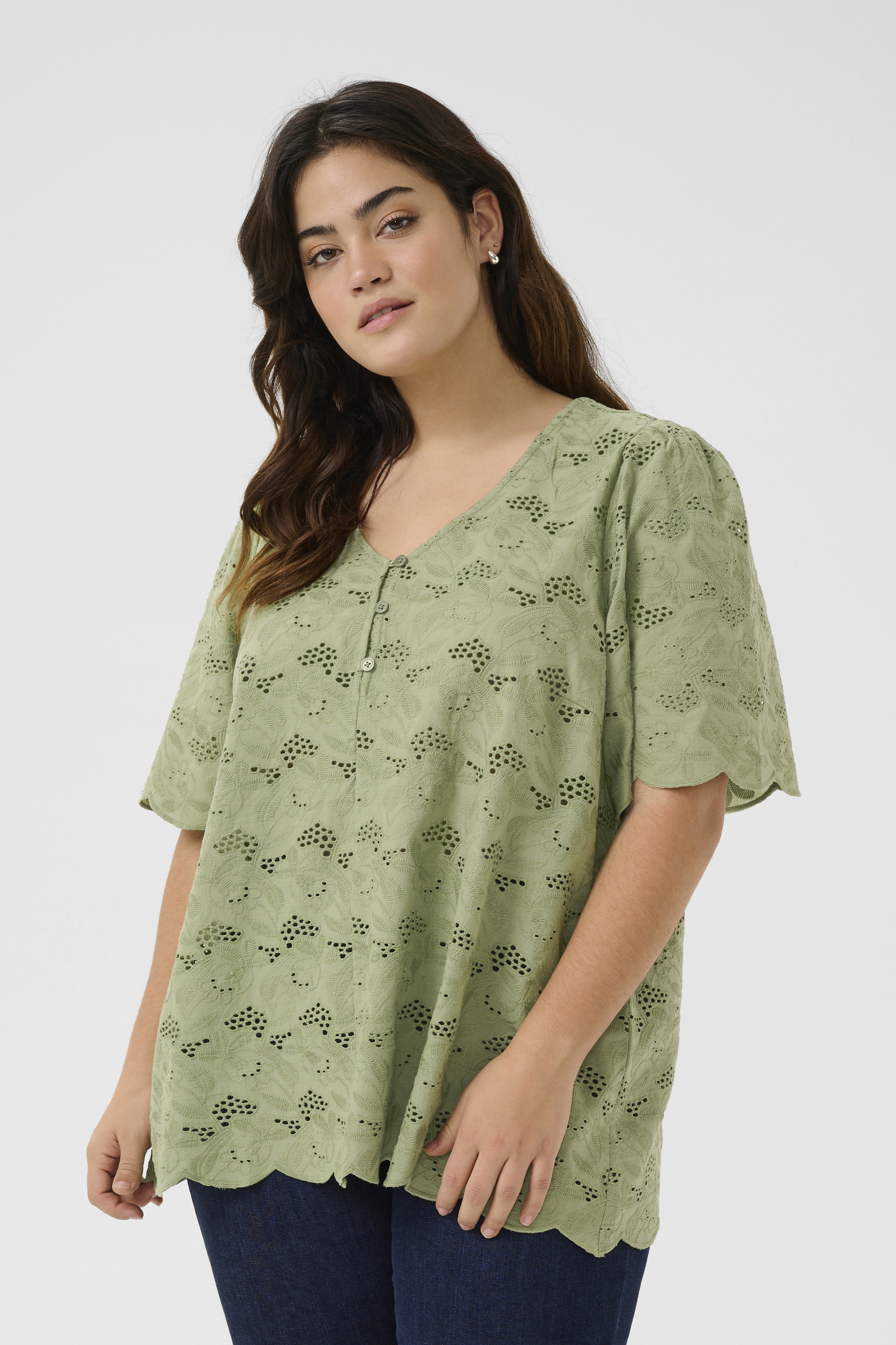 Blouse à manches longues, KAFFE CURVE