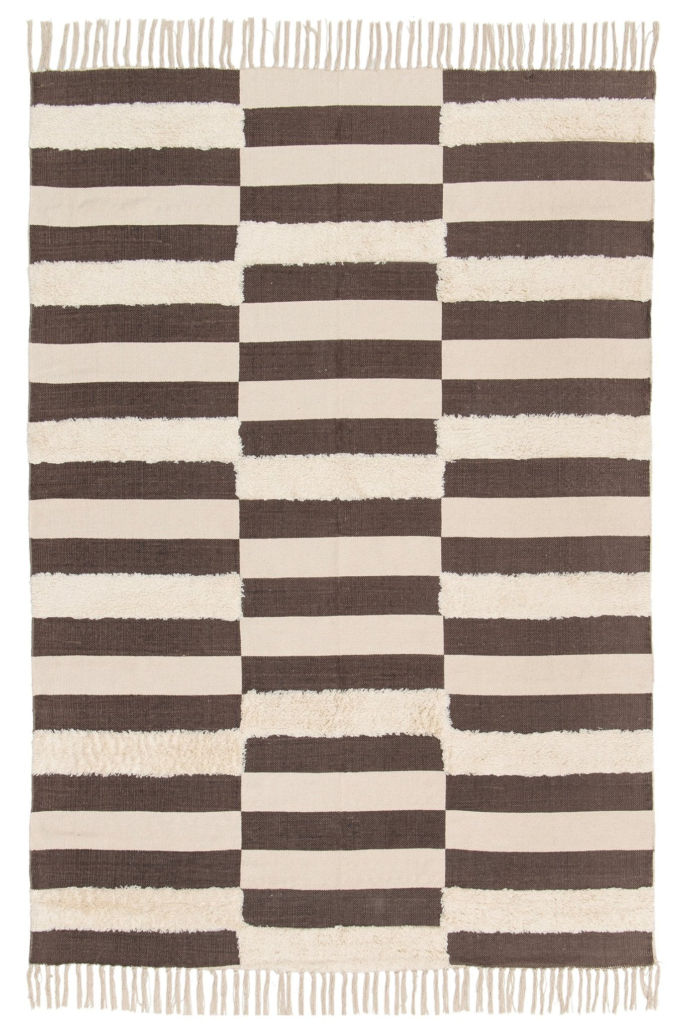 Tapis tufté 100% coton EBONY, AFK LIVING