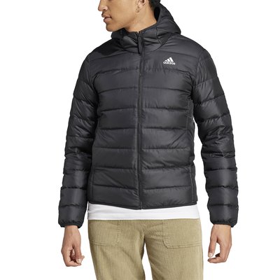 Essentials Lightweight Padded Jacket with Hood and Zip Fastening adidas Performance