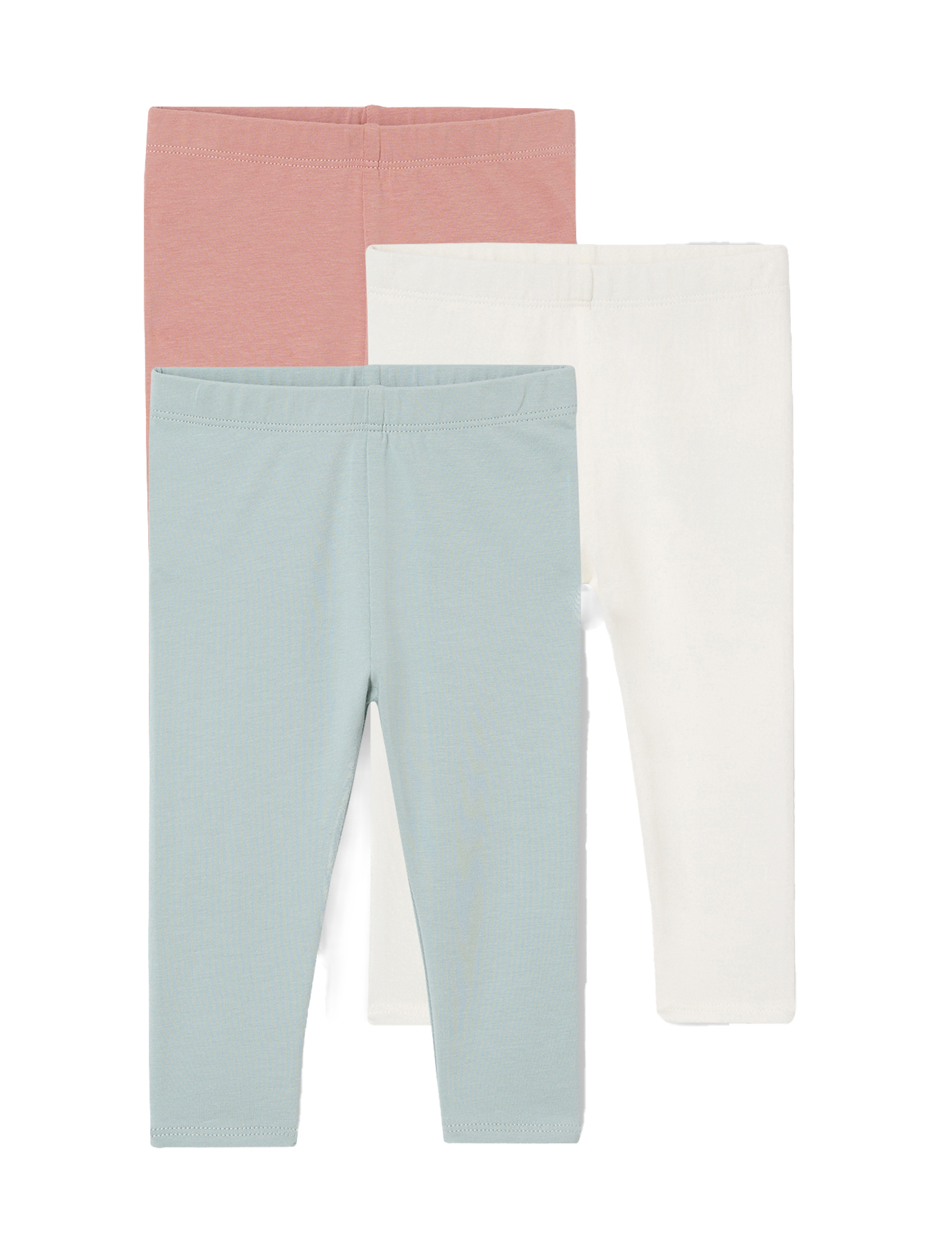 Lot 3 leggings unis, VERTBAUDET