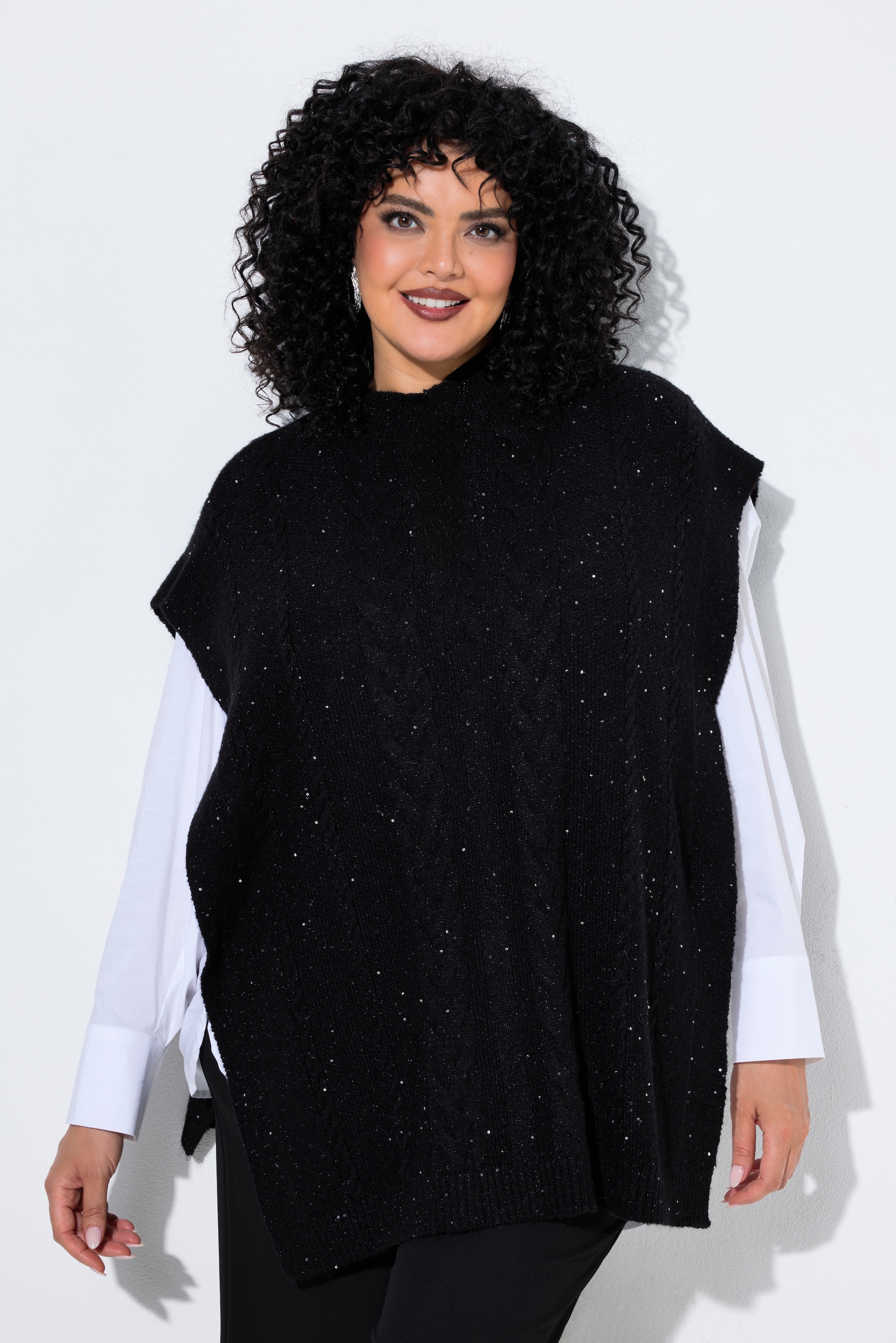 Pull sans manches à paillettes, ULLA POPKEN
