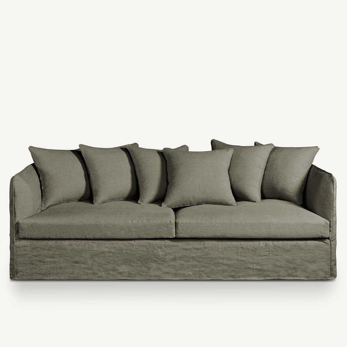 Zetelhoes in stonewashed dik linnen Neo Chiquito