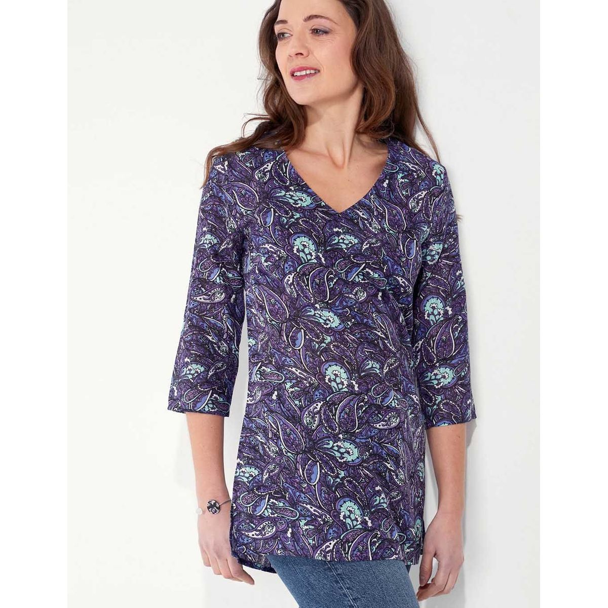 Tunique mauve femme La Redoute