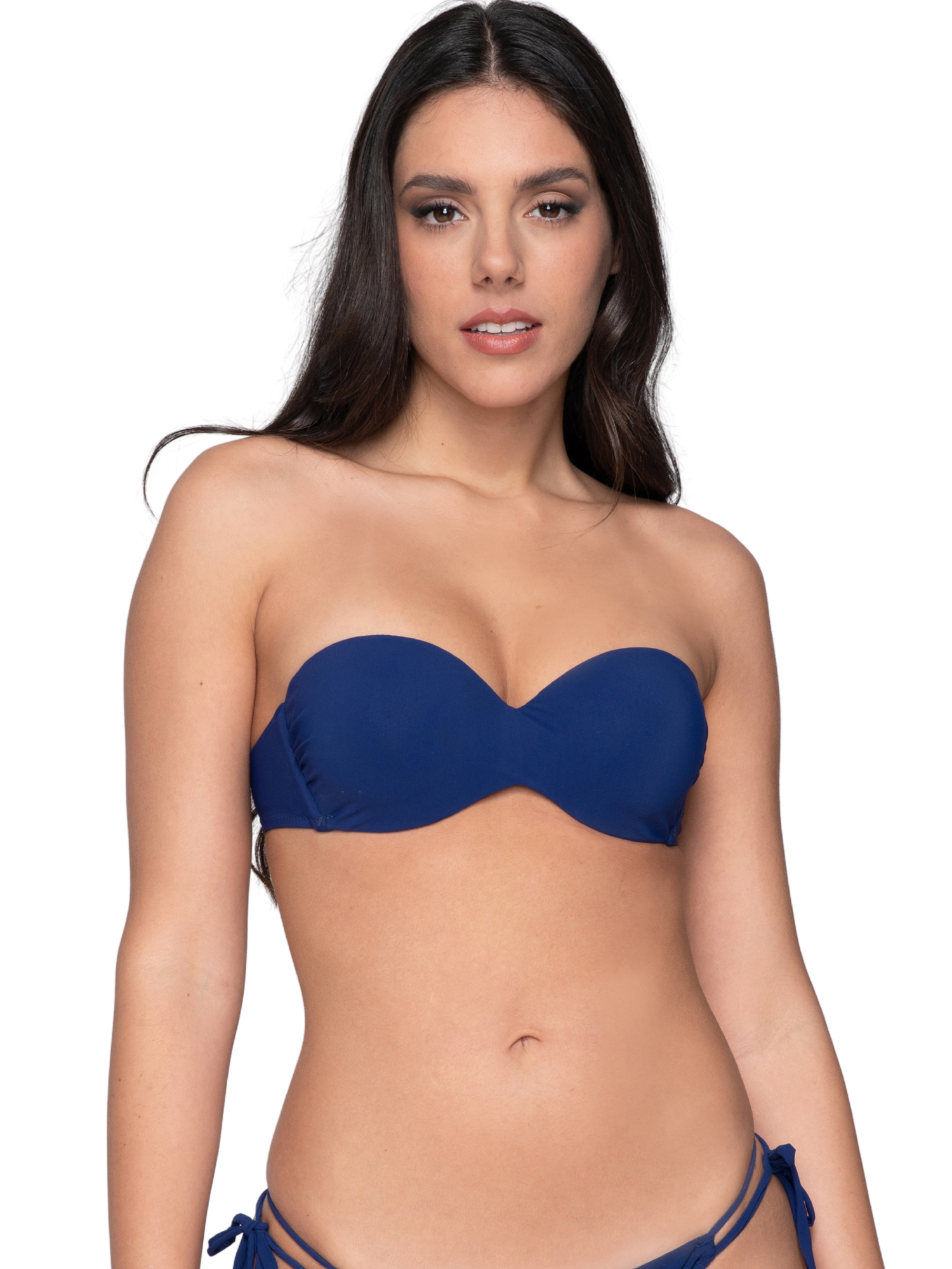 Haut maillot de bain bandeau préformé BLUE SENSE, LUNA SPLENDIDA