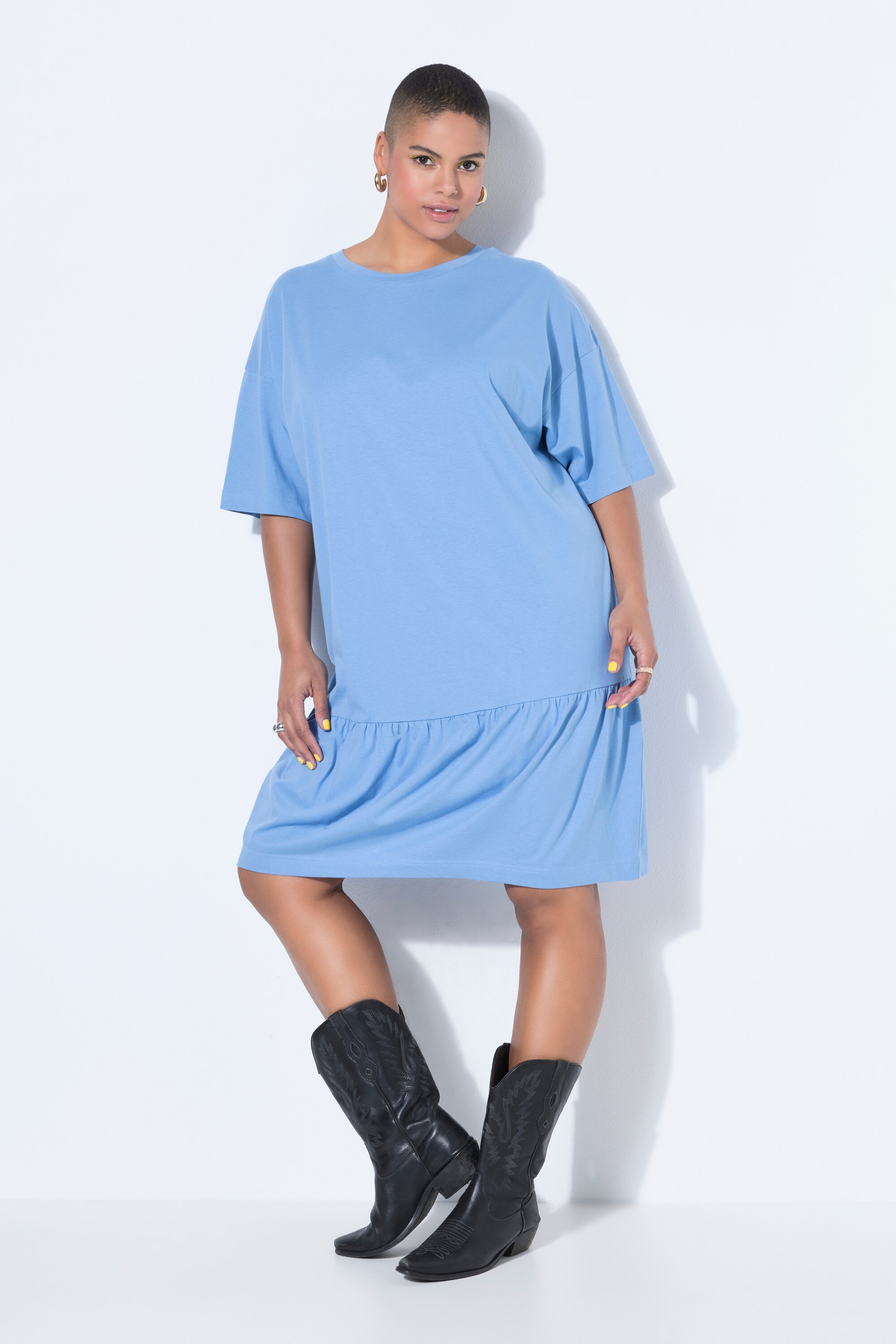 Robe en jersey avec volant, STUDIO UNTOLD