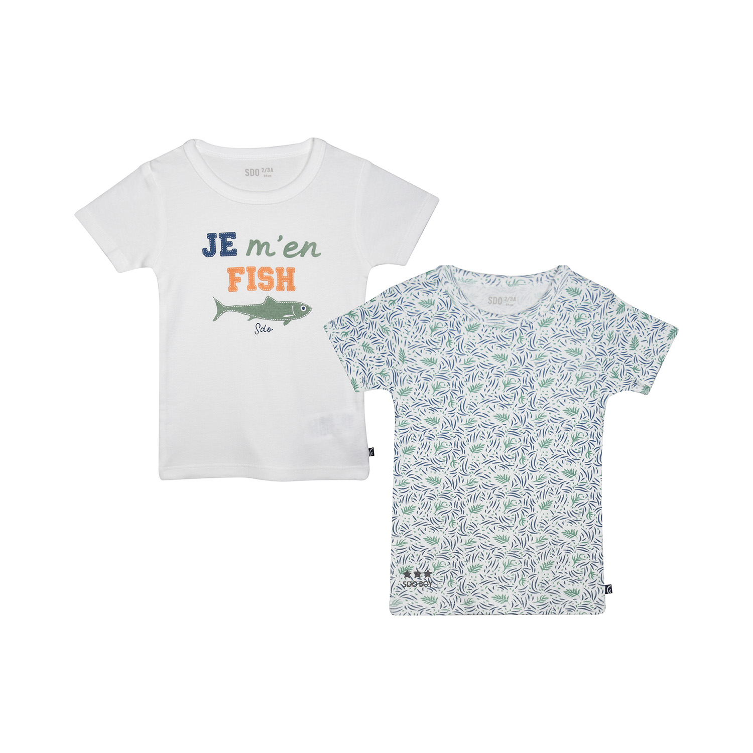Lot de 2 tee shirts joe manches courtes enfant, SUCRE D'ORGE
