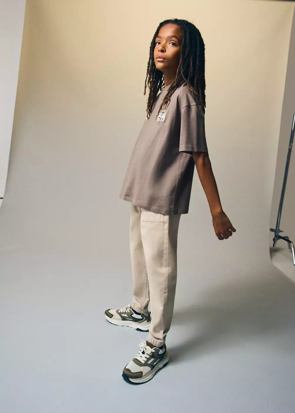 Pantalon jogger coton, MANGO KIDS