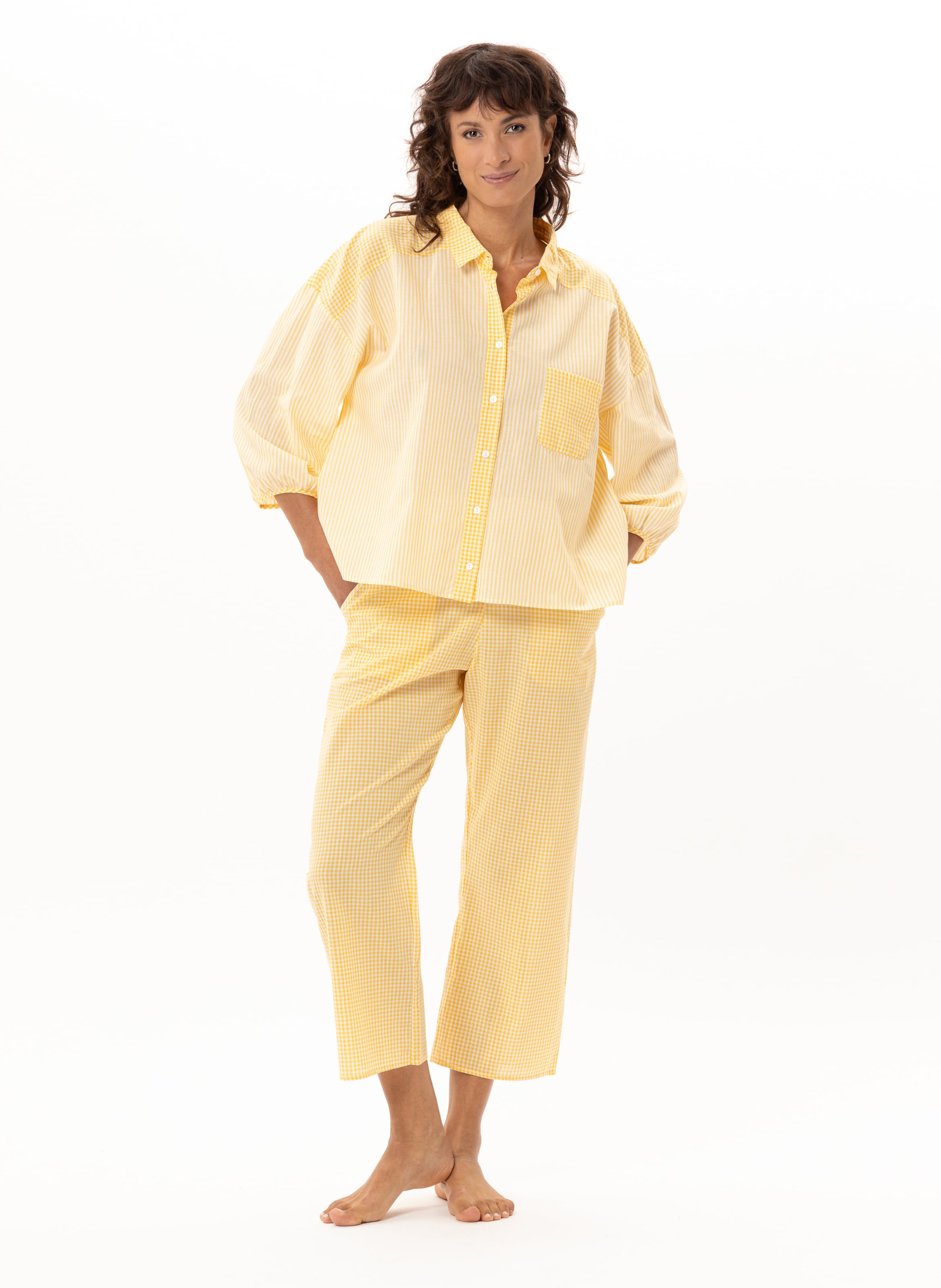 Pyjama boutonné en coton PATIO 206, LE CHAT