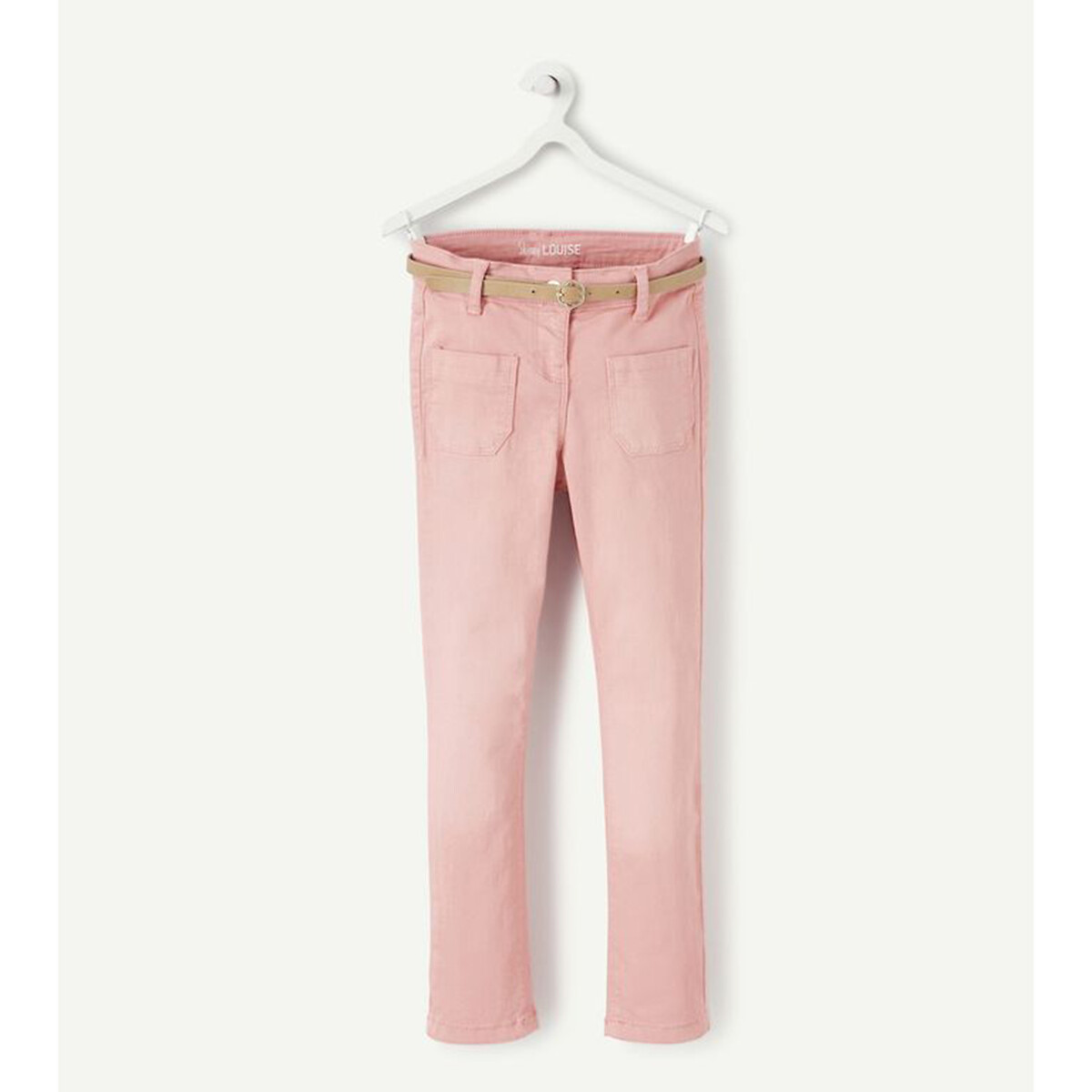 Belted skinny trousers on sale