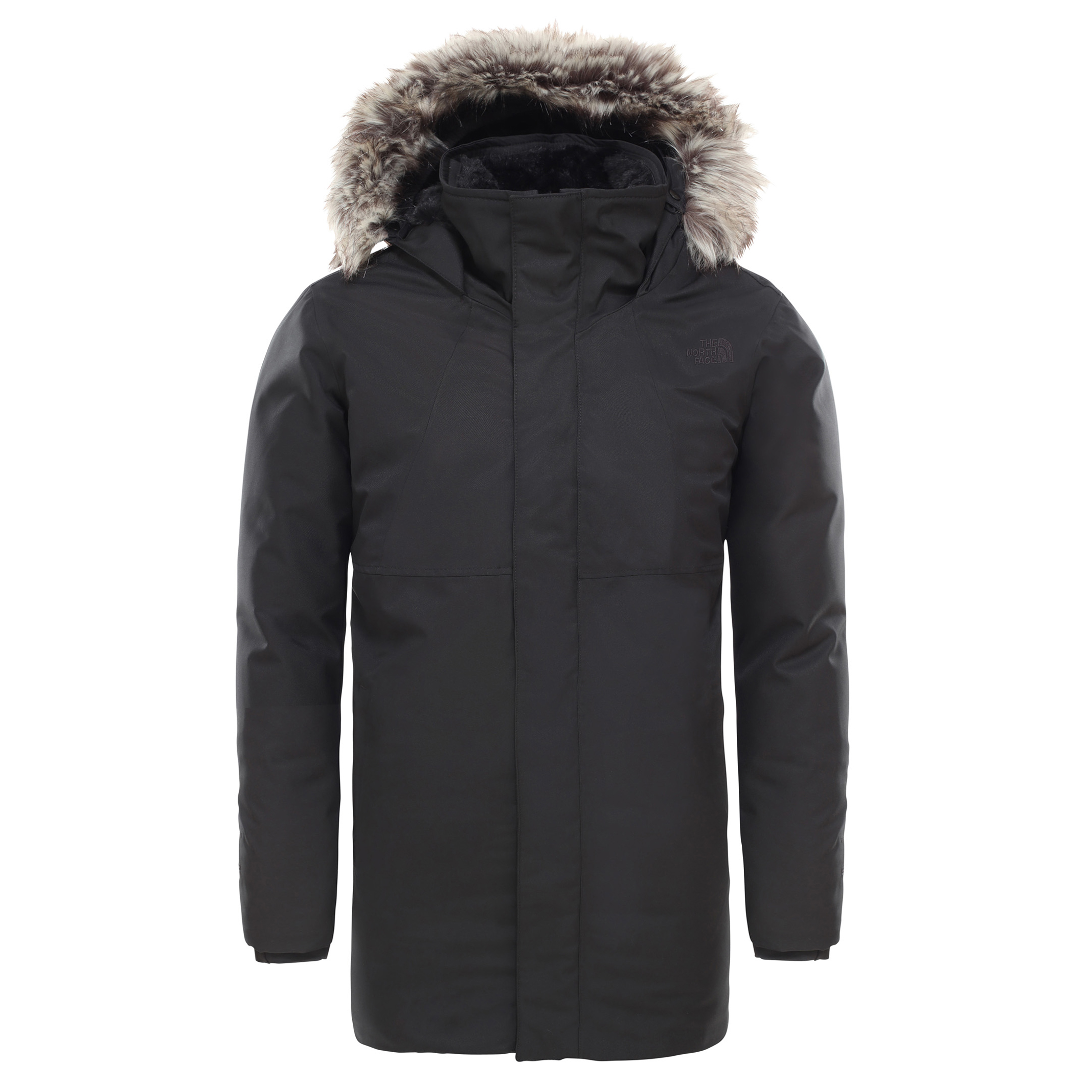 north face parka with faux fur hood