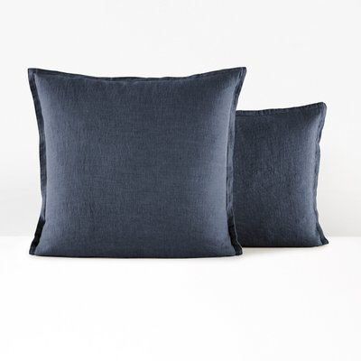 Linot Plain 100% Washed Linen Pillowcase LA REDOUTE INTERIEURS