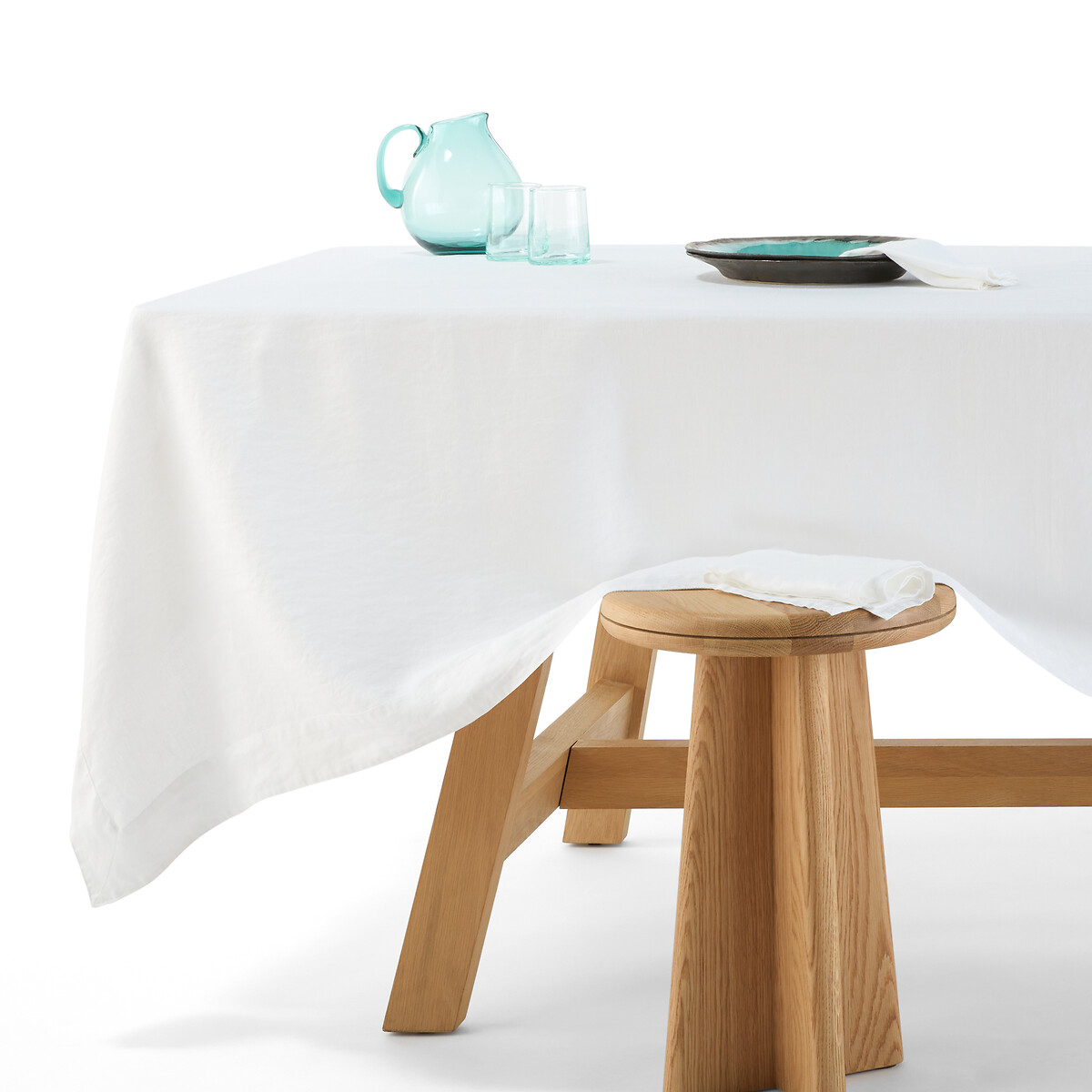 Linette 100% Linen Tablecloth