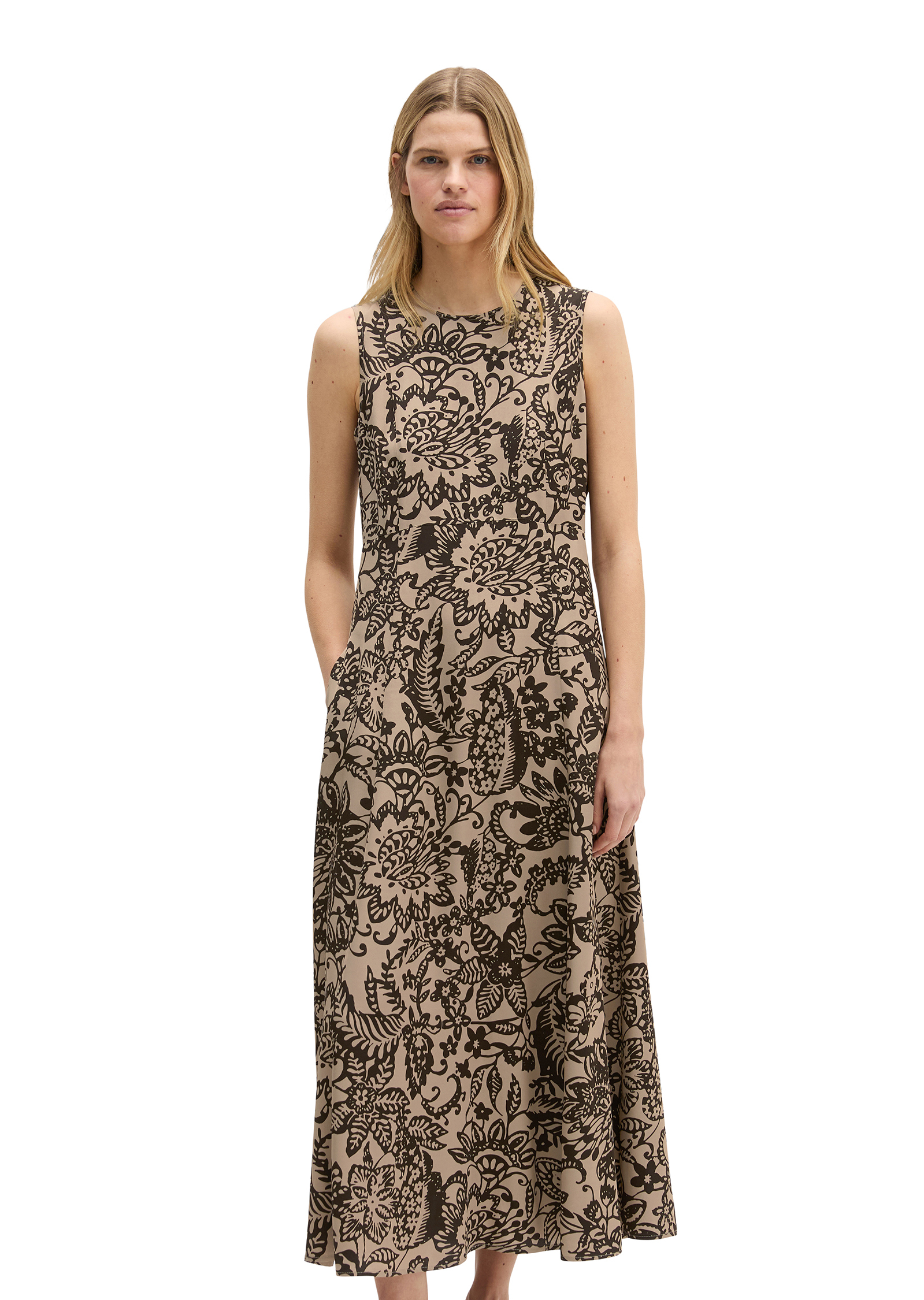 Robe sans manches ajustée en LENZING™ ECOVERO™, MARC O'POLO