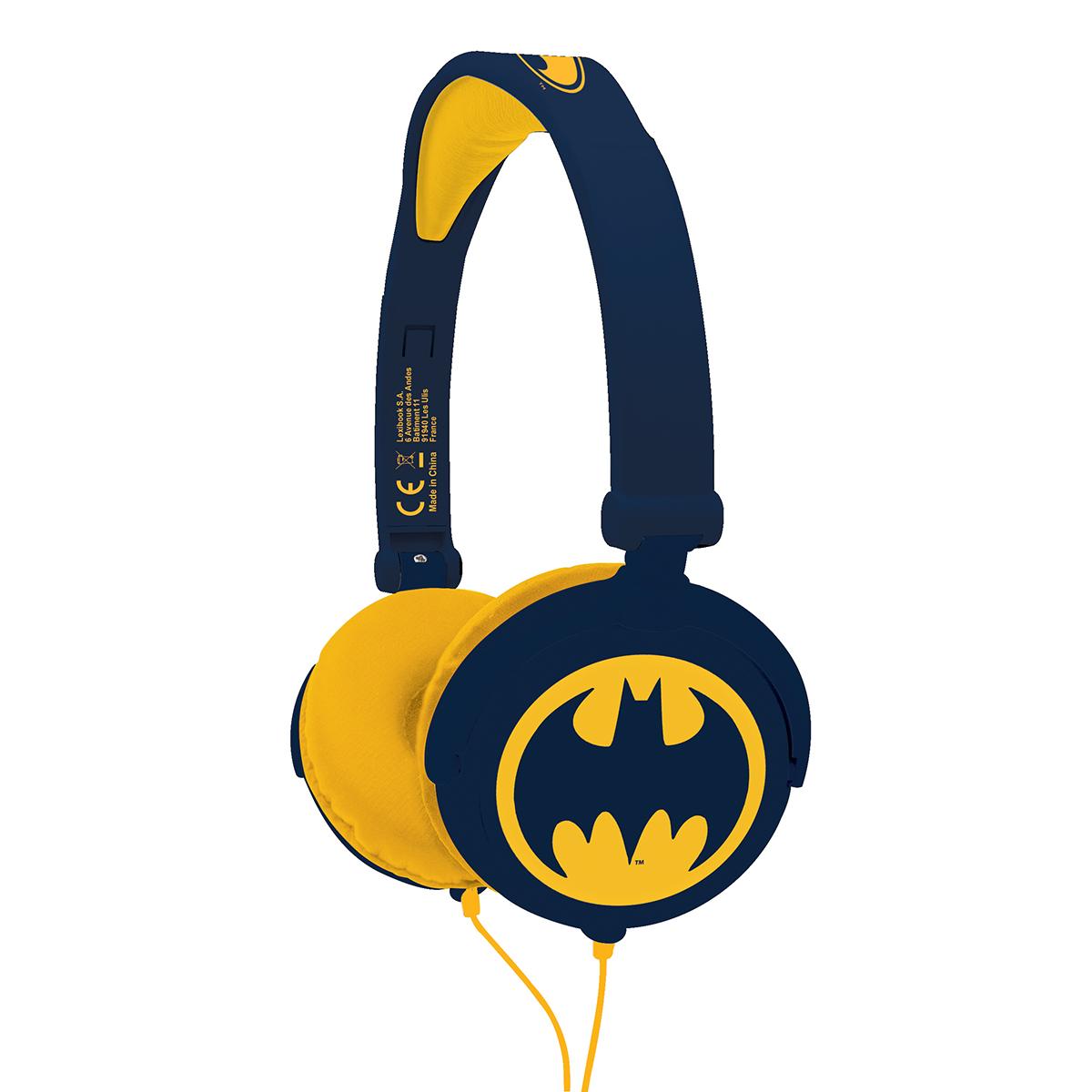 Casque stéréo filaire pliable Batman, LEXIBOOK