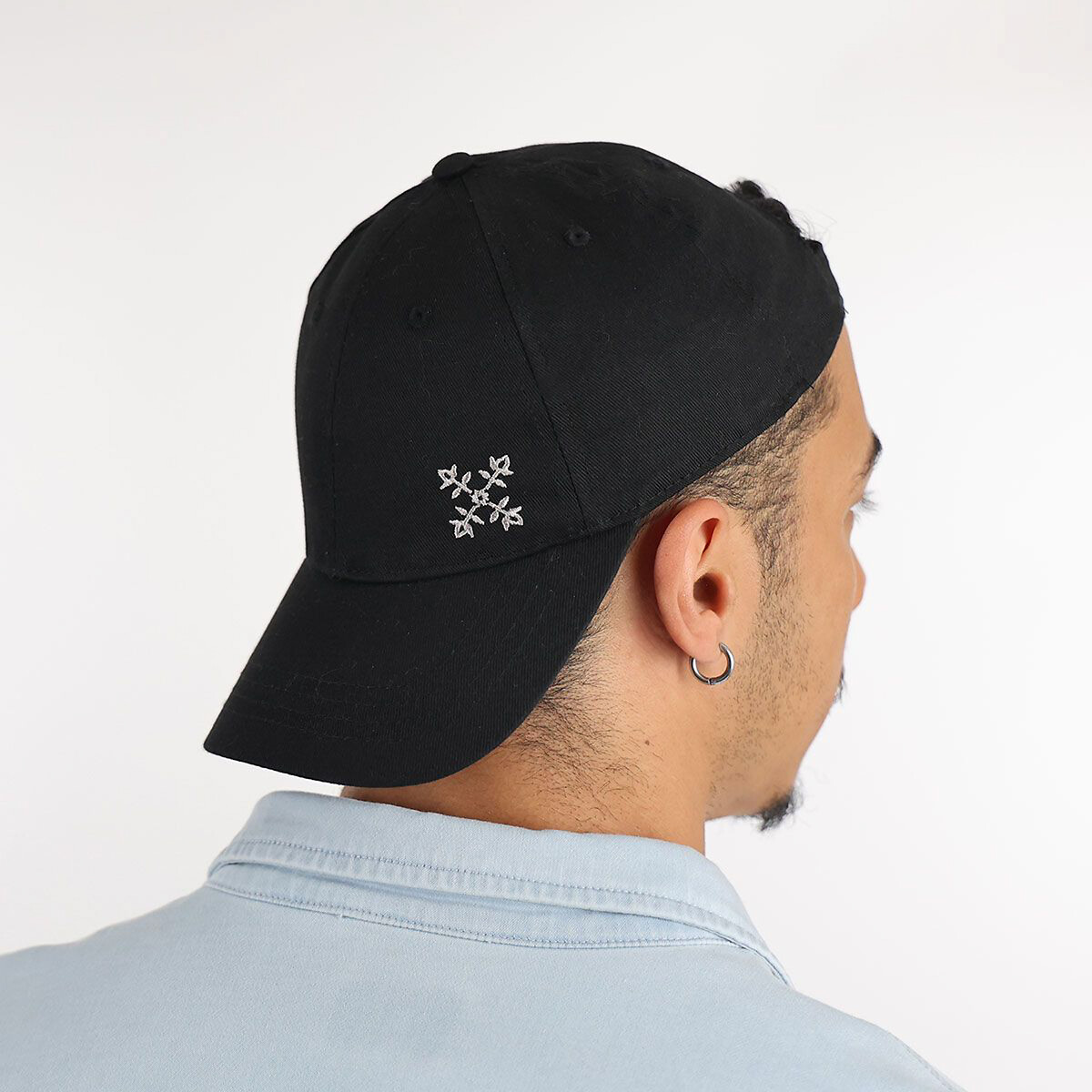 Small Embroidered Logo Cap in Cotton