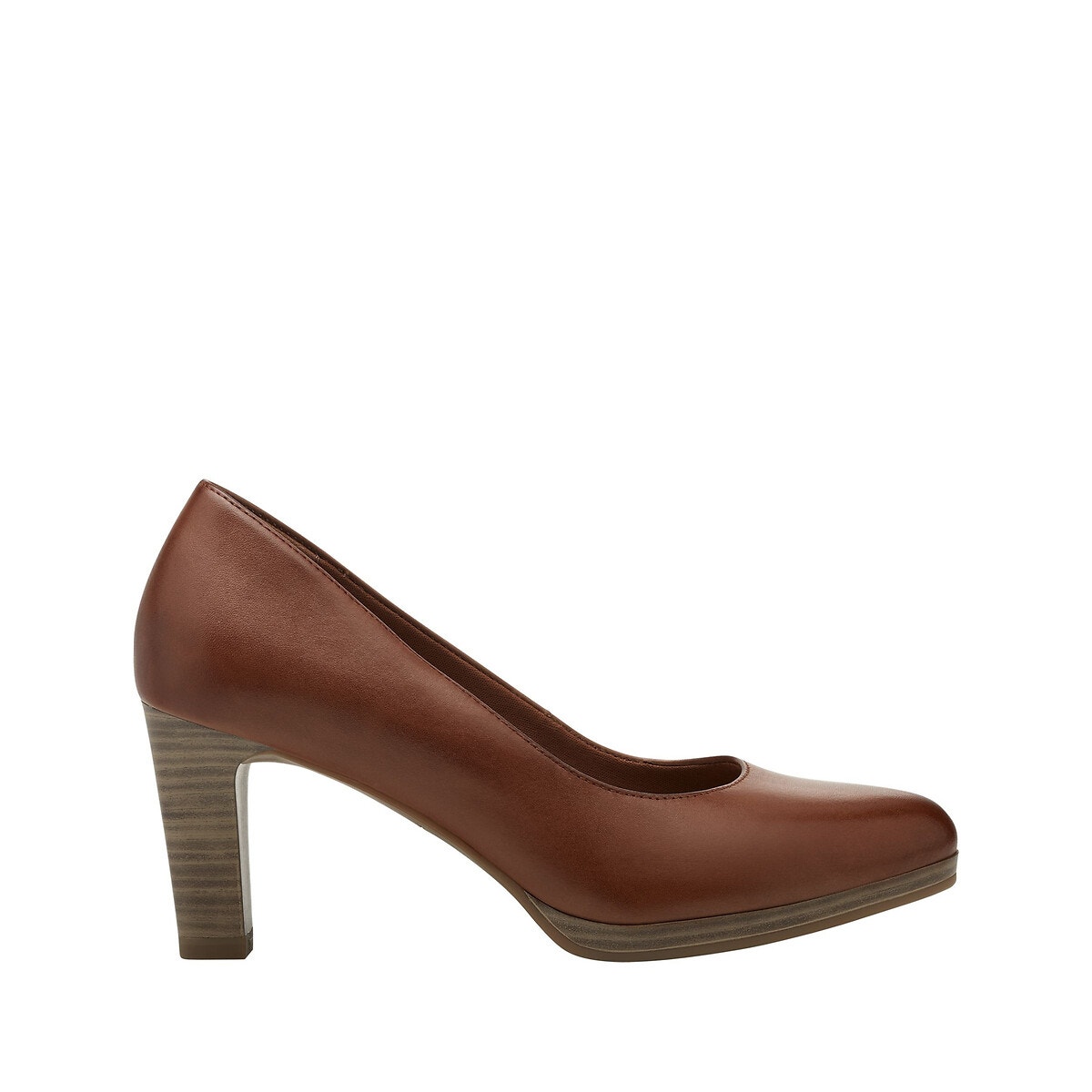 Escarpin store cognac femme