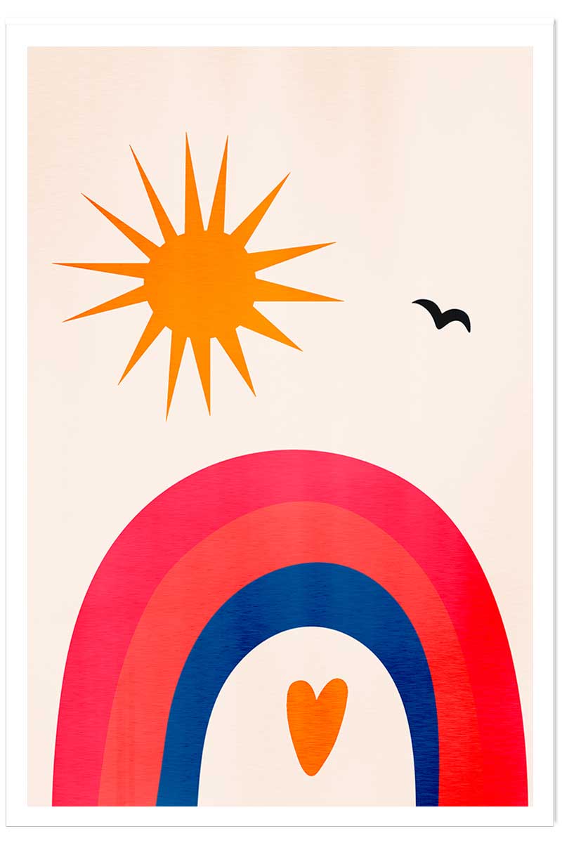 Affiche ""Belle journée!"", HEXOA