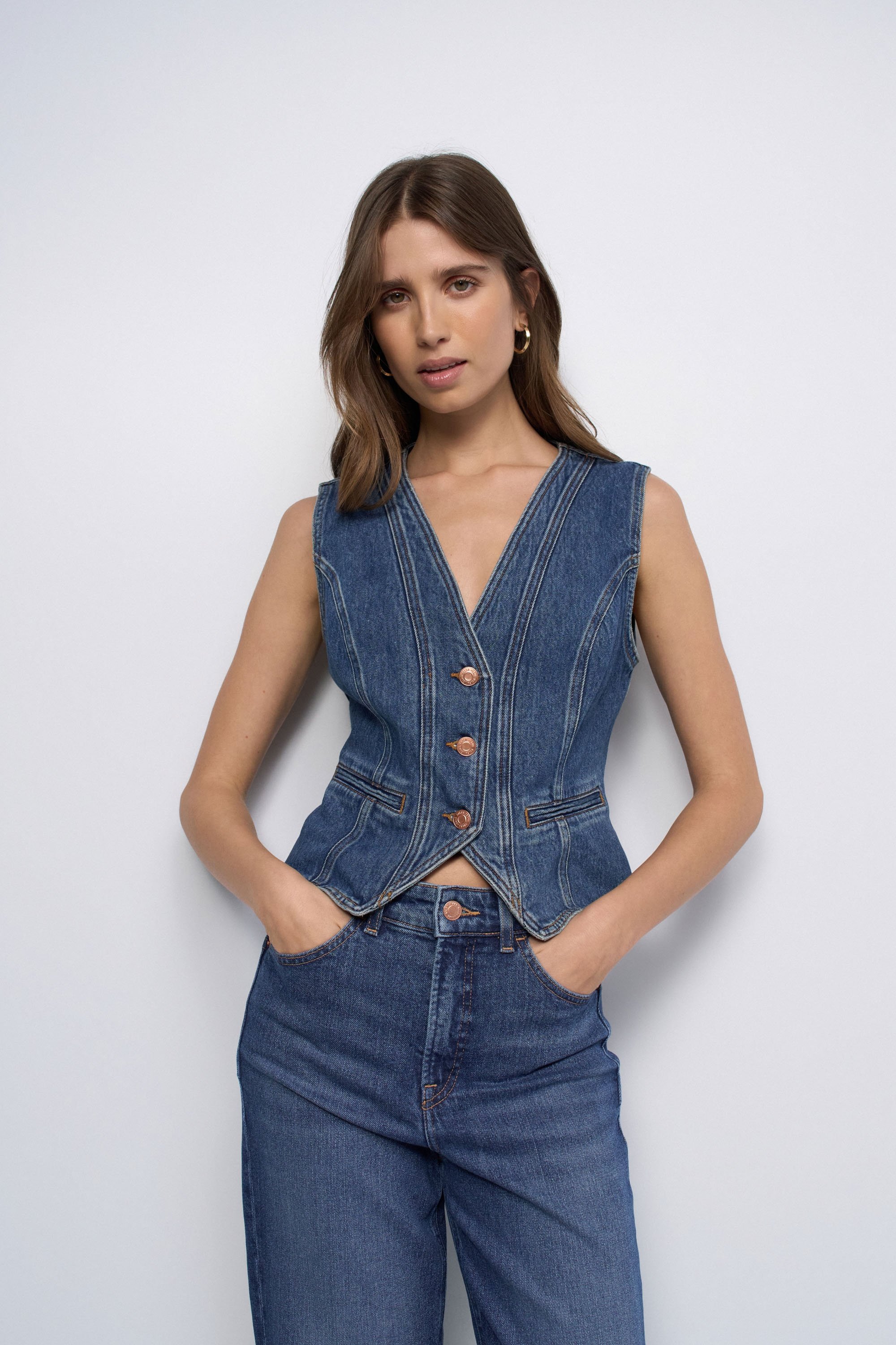 GILET EN DENIM, SALSA JEANS