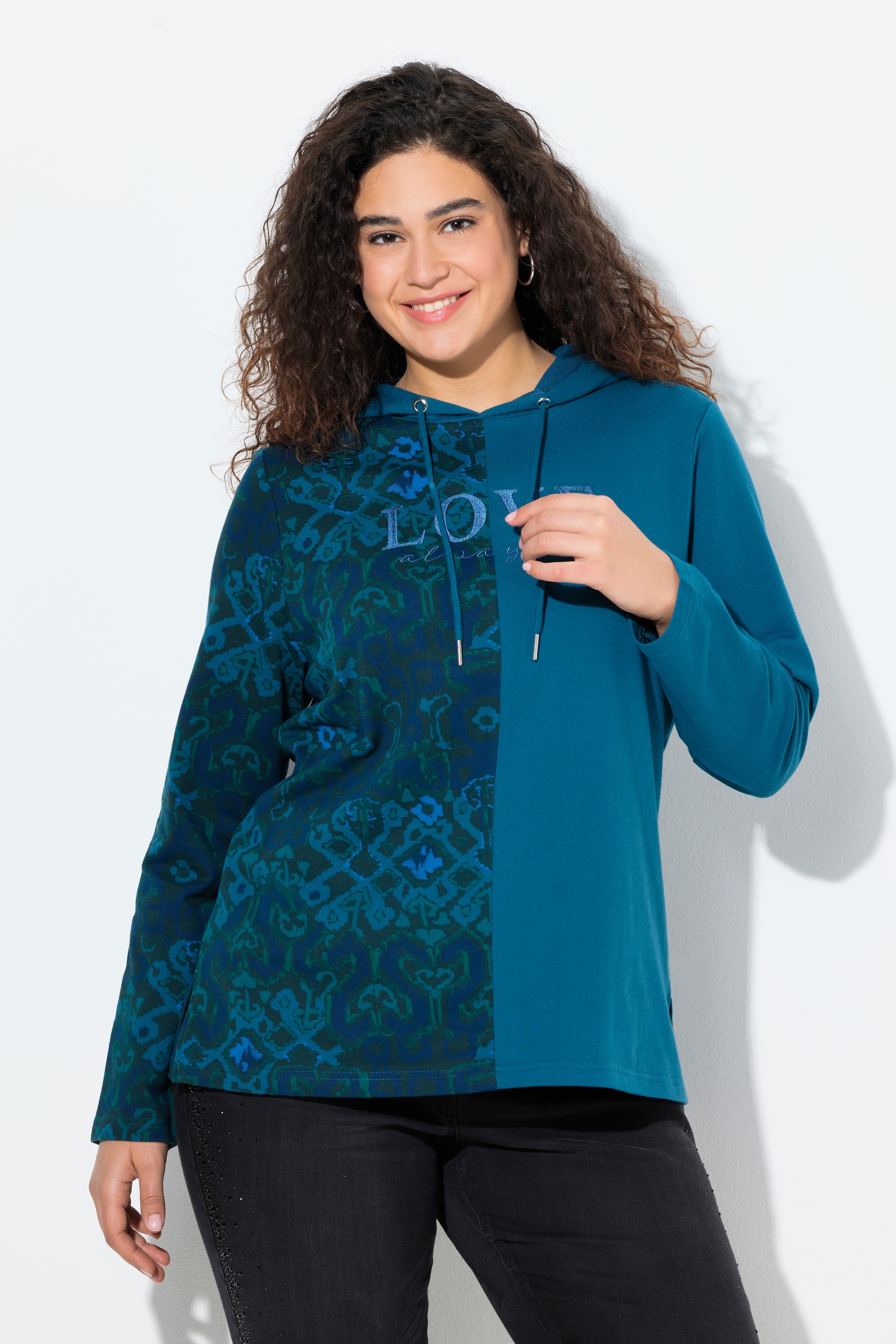 Sweat-shirt à capuche et manches longues, ULLA POPKEN
