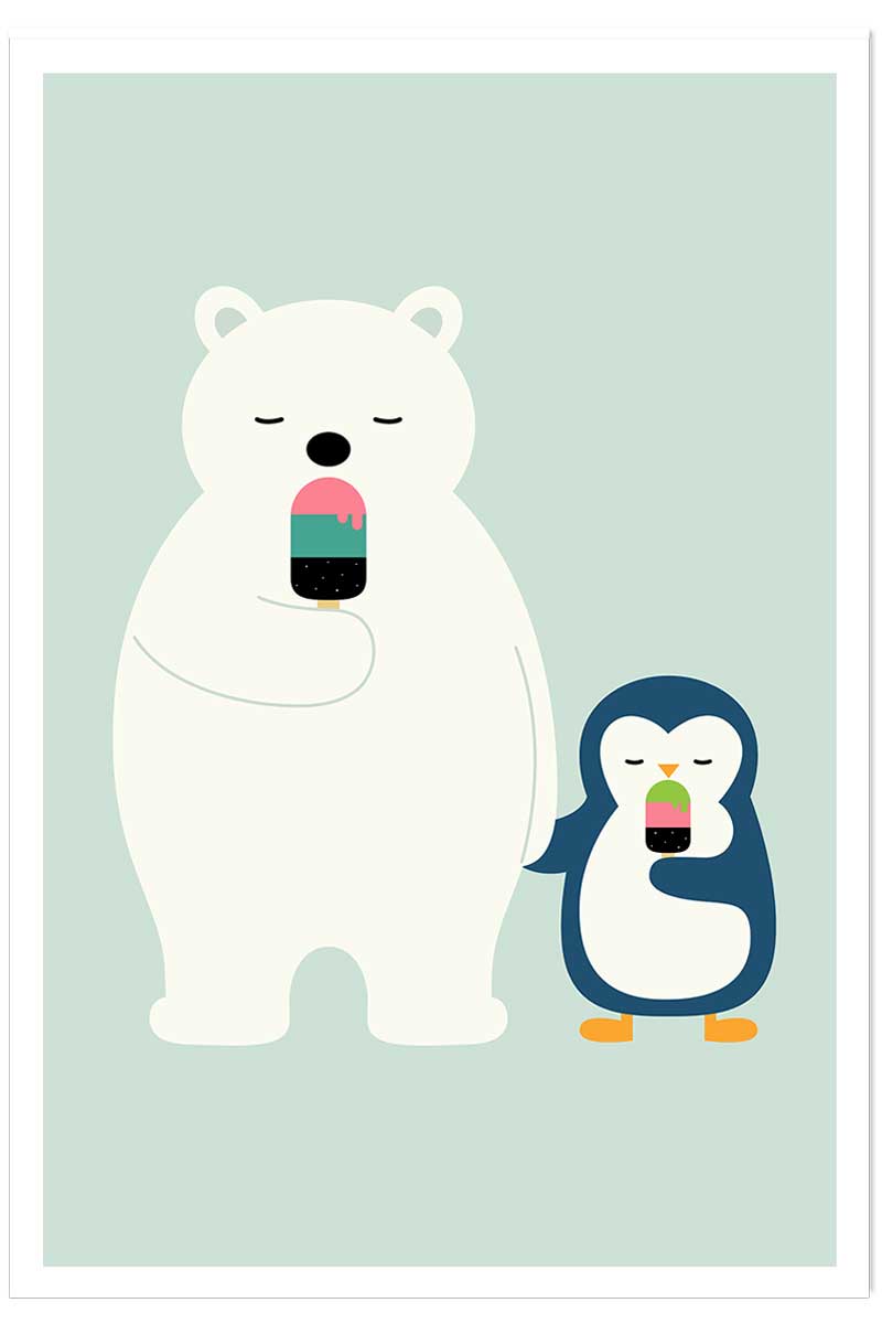 Affiche time to ice cream, HEXOA