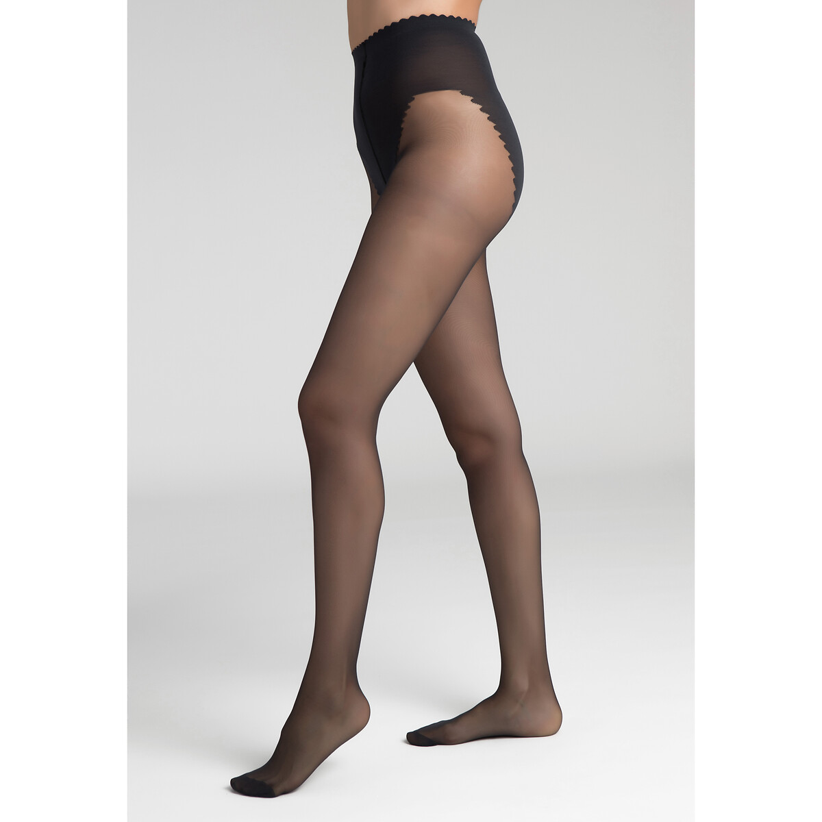 Body Touch 20 Denier Sheer Tummy Toning Tights, Made in France