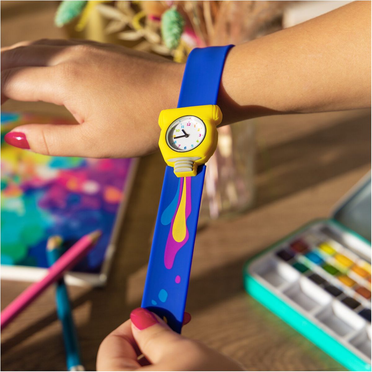 Montre slap funny time palette Pylones La Redoute