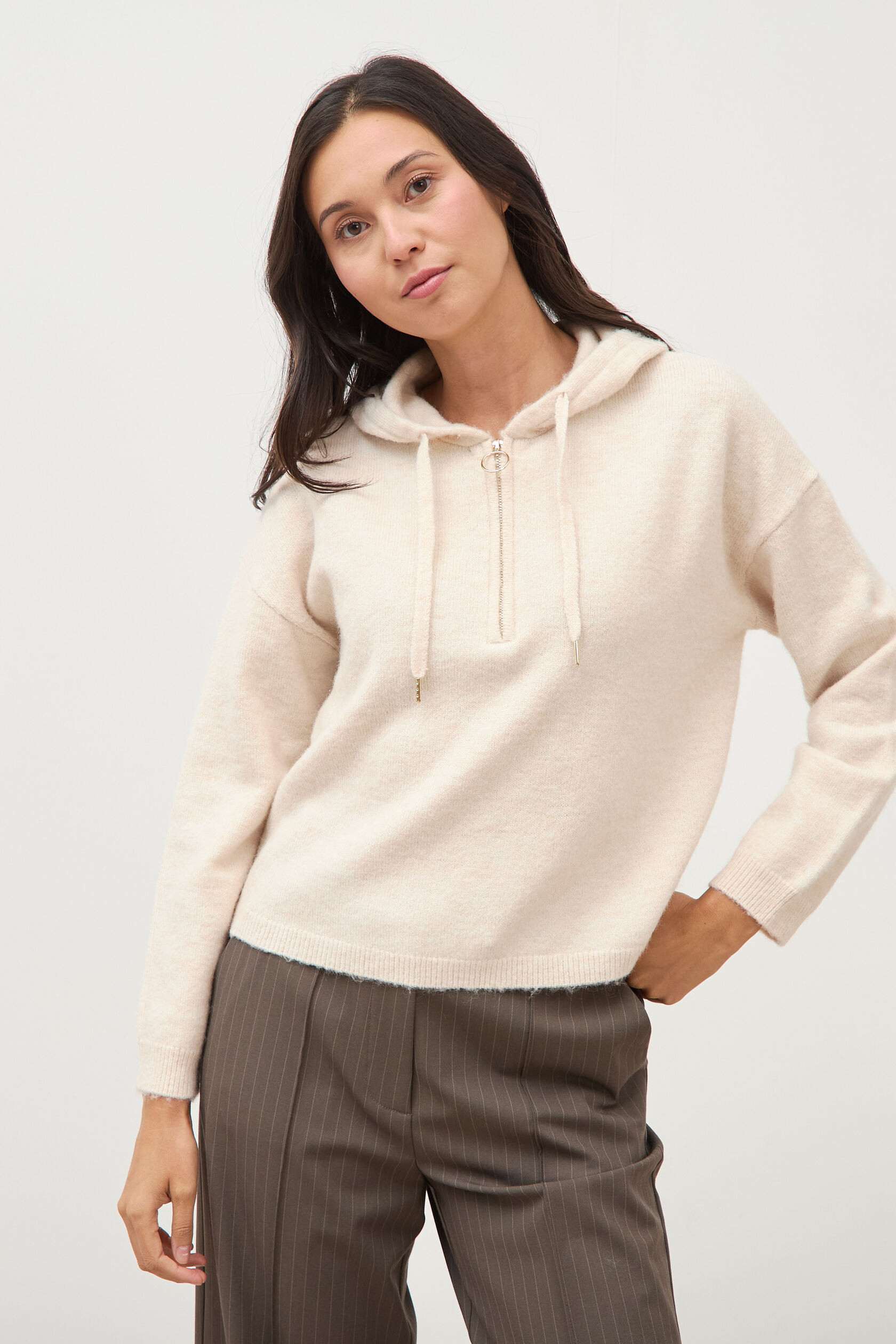 Pull à capuche zippé, BONOBO
