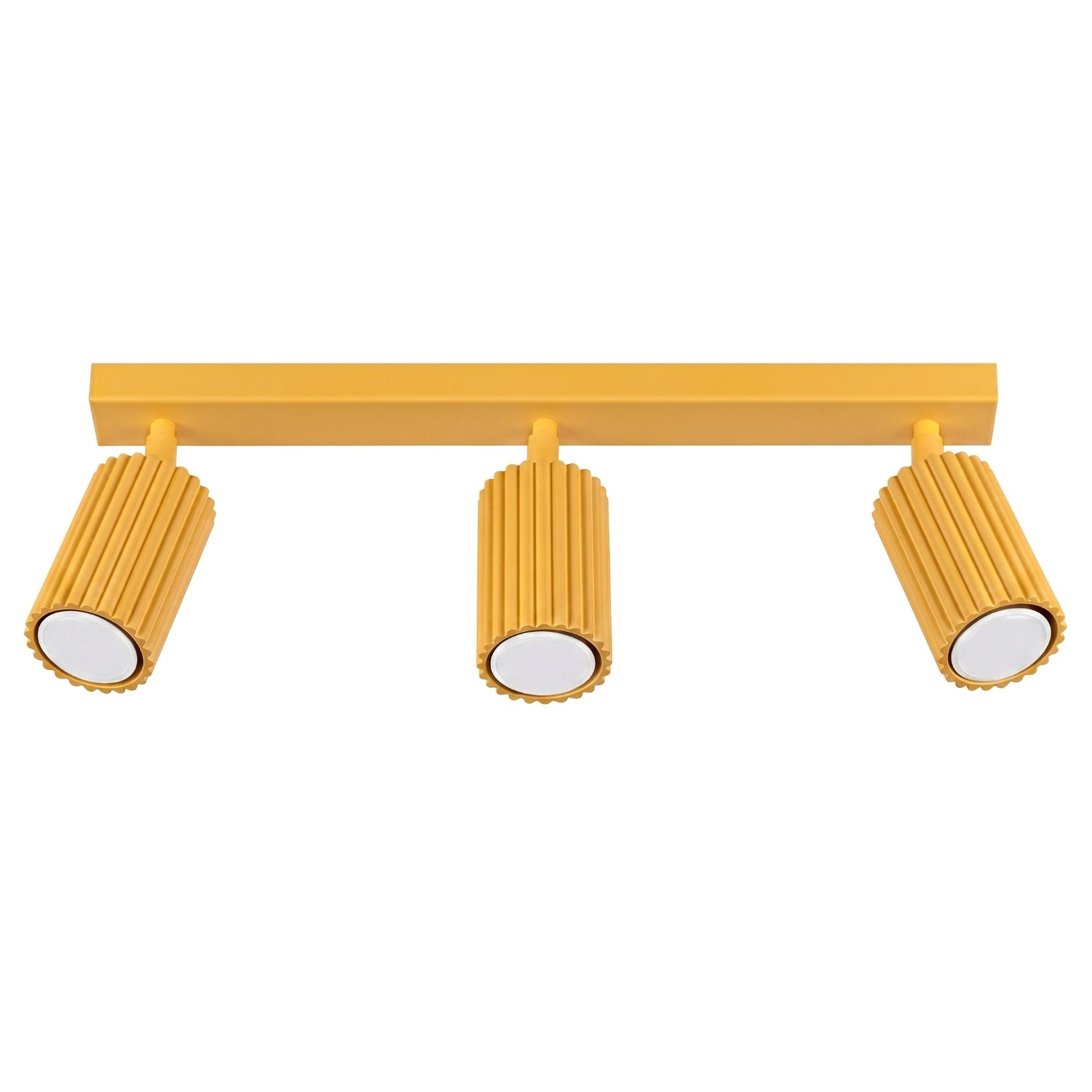 Plafonnier Aluminium Jaune GU10 3 Karbon, EDEN