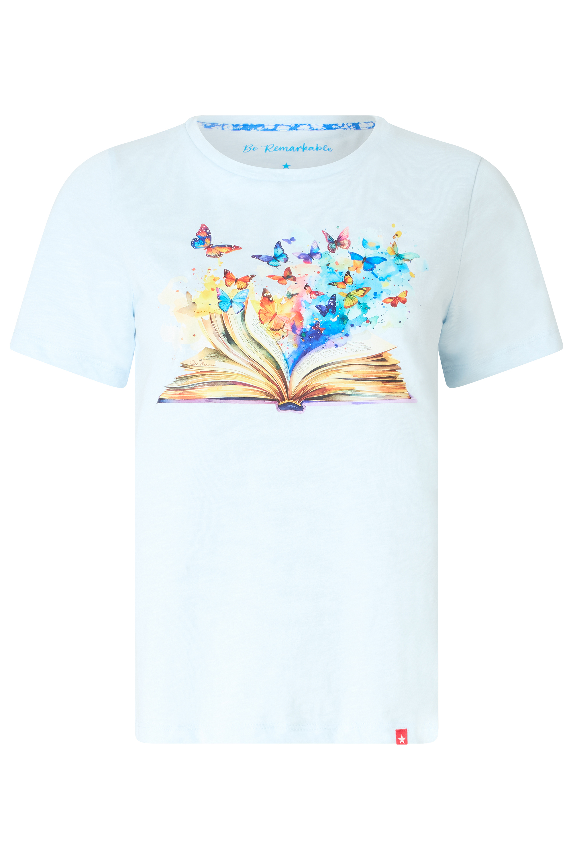 T-shirt à motif livre et papillon, JOE BROWNS