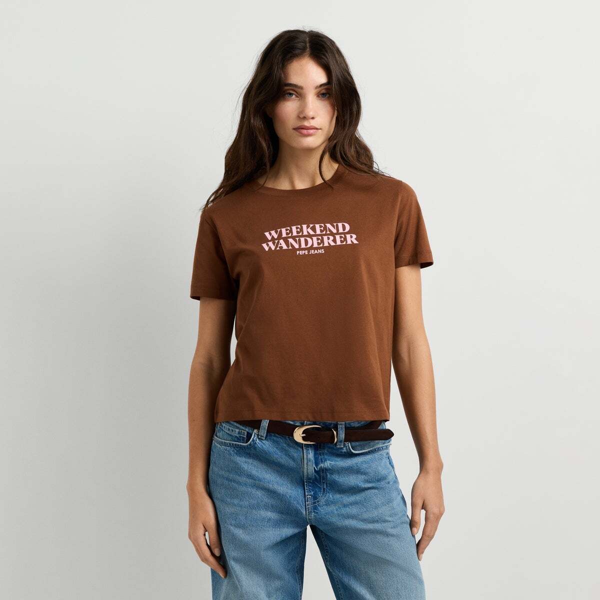 T-Shirt Avec Texte Imprimé, PEPE JEANS