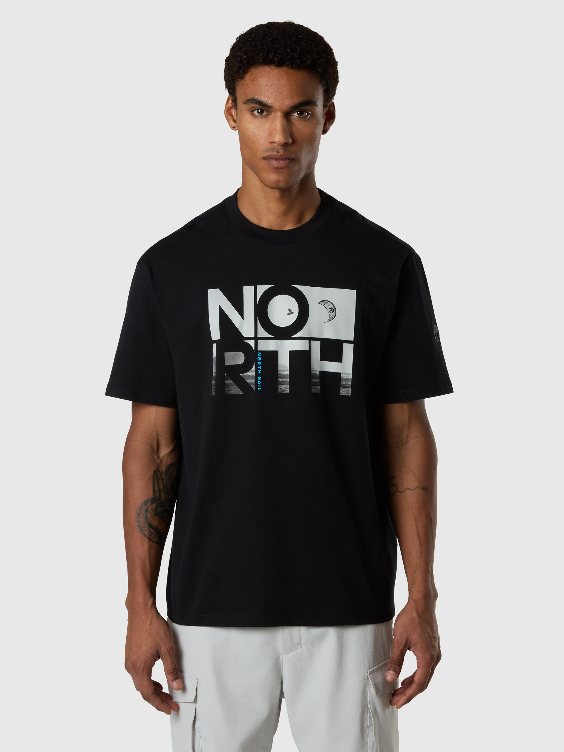 T-shirt avec imprimé de kitesurf, NORTH SAILS