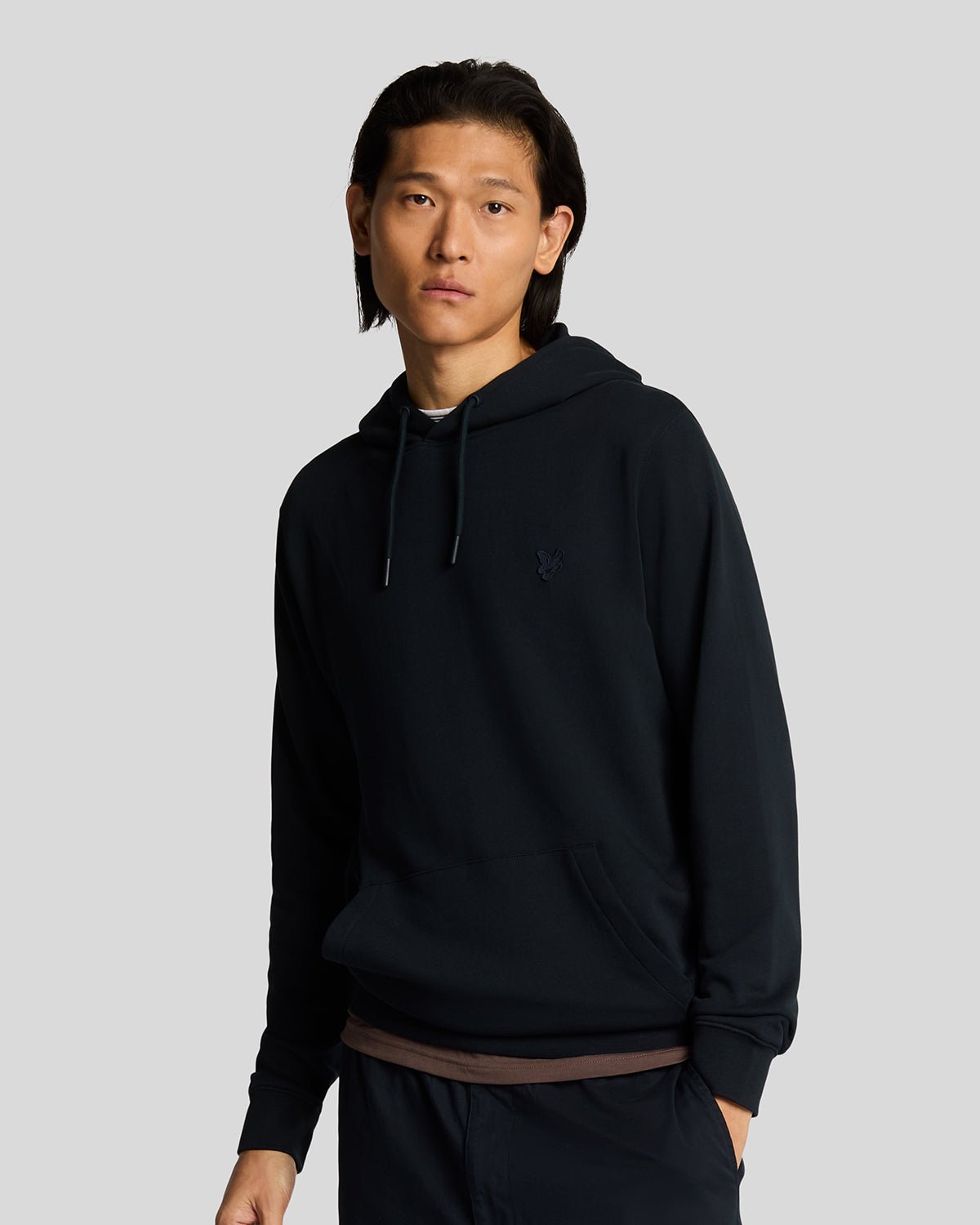 Sweat à capuche en coton superfine loopback, LYLE & SCOTT