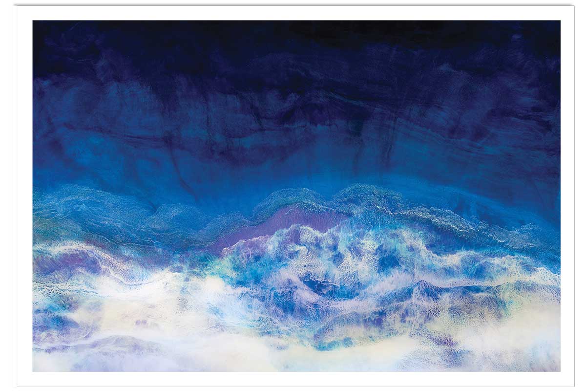 Poster bleu glacier, HEXOA