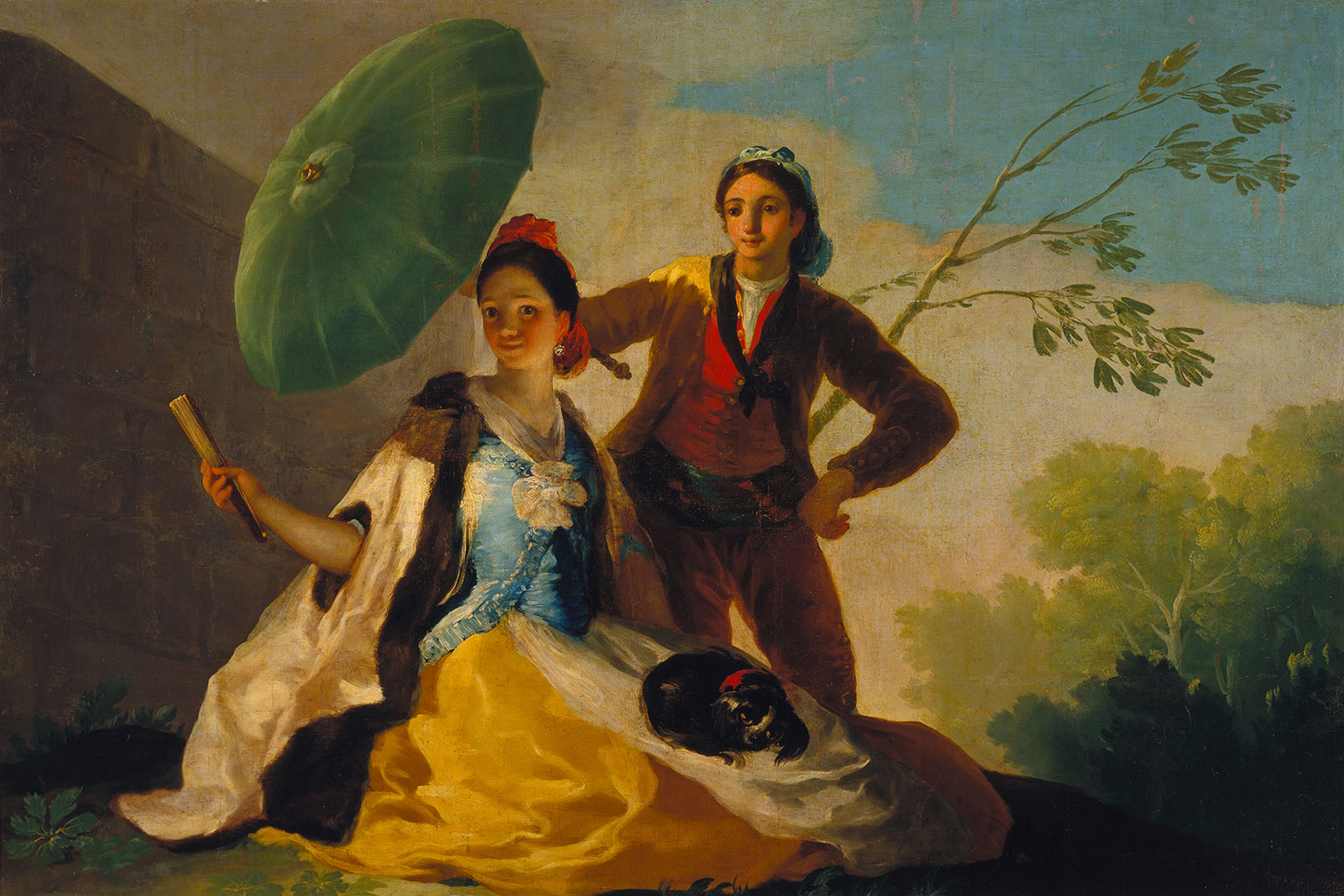 Tableau célèbre Le Parasol de Francisco José de Goya, HEXOA