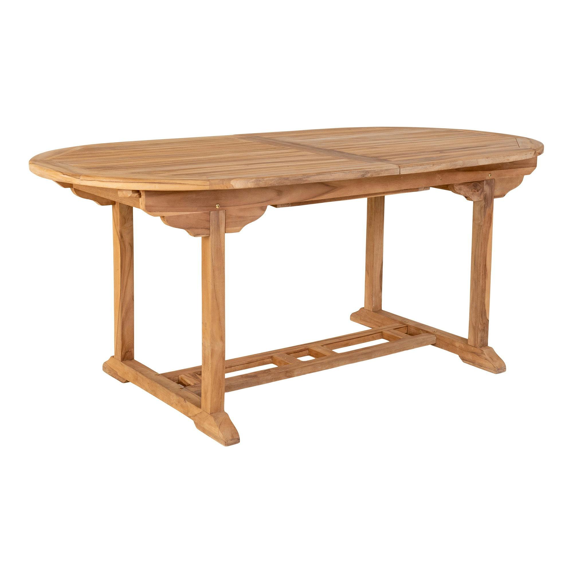 Table de jardin en teck extensible 180/240 KUTA, PIER IMPORT