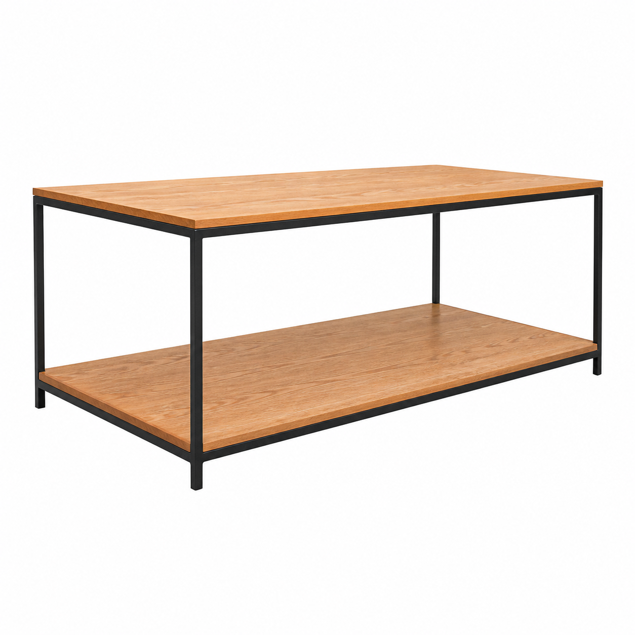 Table rectangulaire en bois et métal L180 SIS, SIA DECO