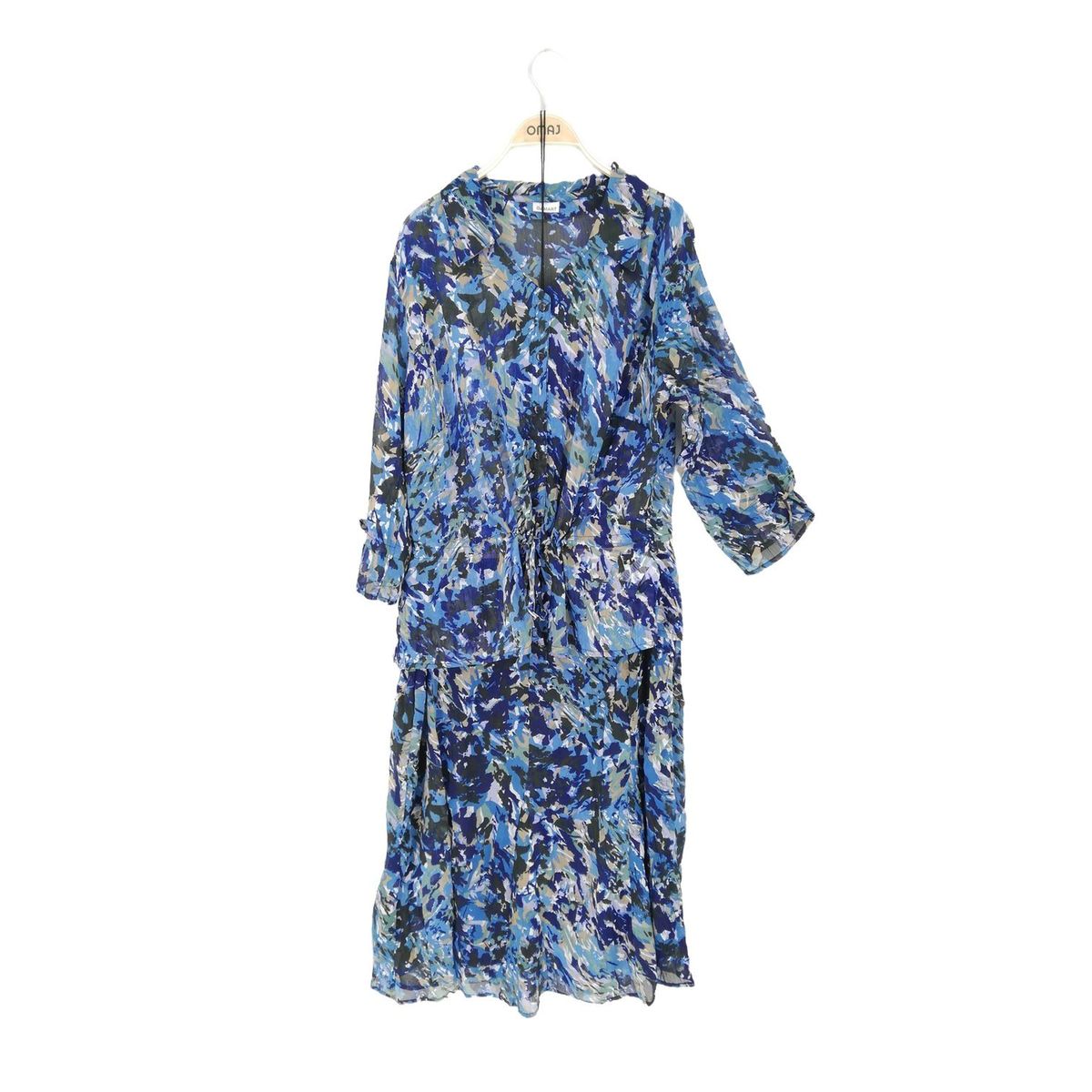 Robe longue tr s bon tat bleu Damart La Redoute