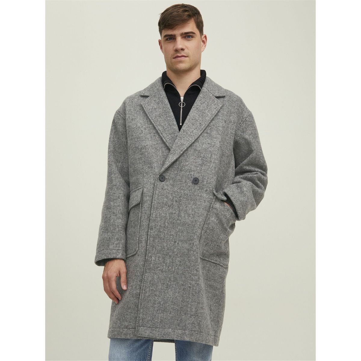 Manteau homme gris cheap chiné