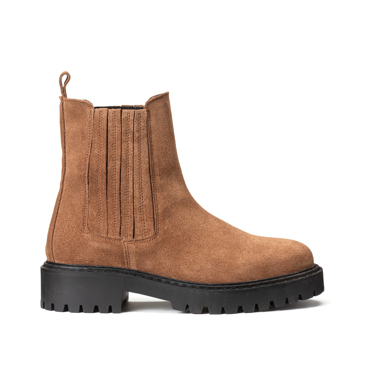 Boots camel femme La Redoute