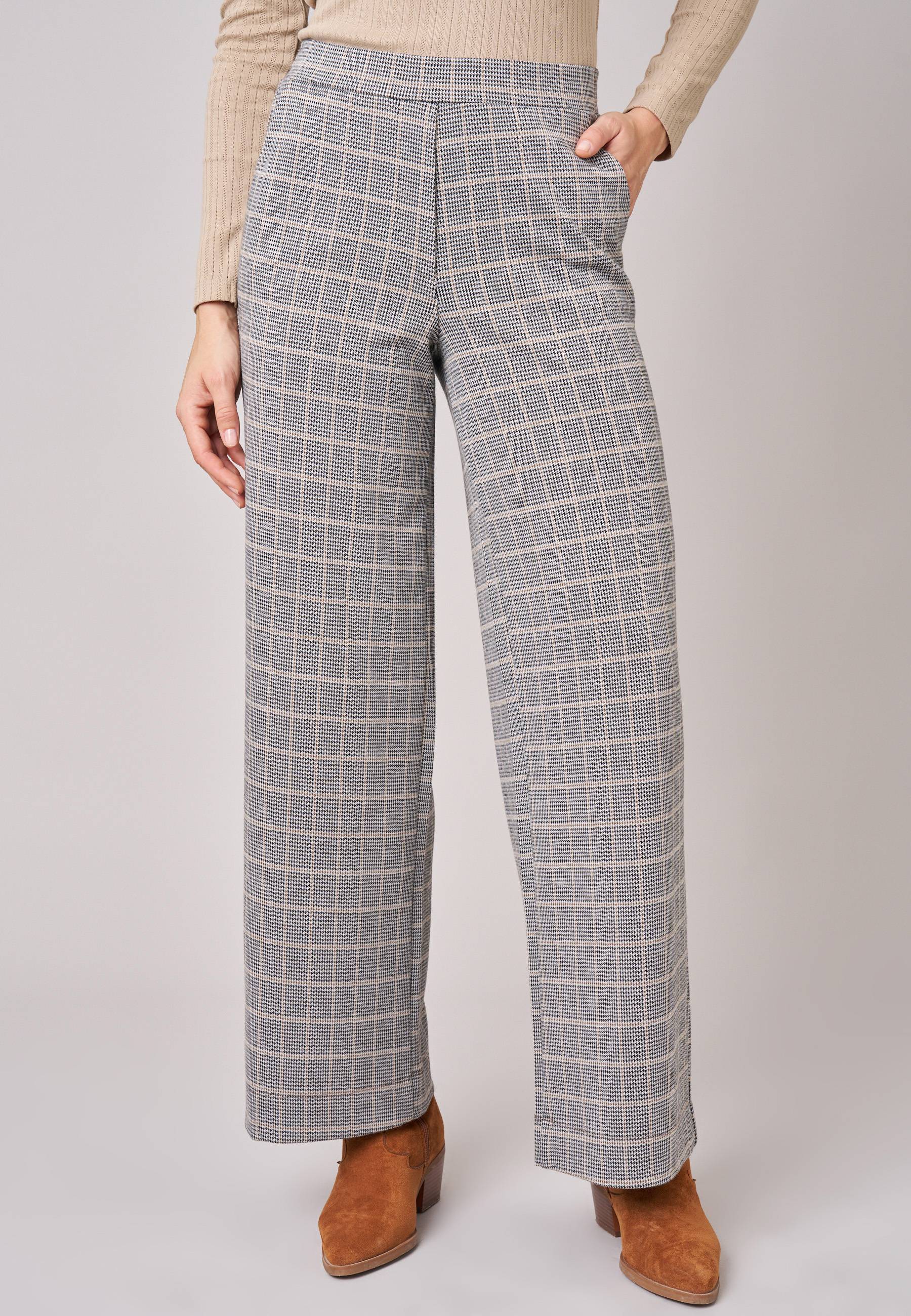 Pantalon regular femme à carreaux ZOELI, DEELUXE