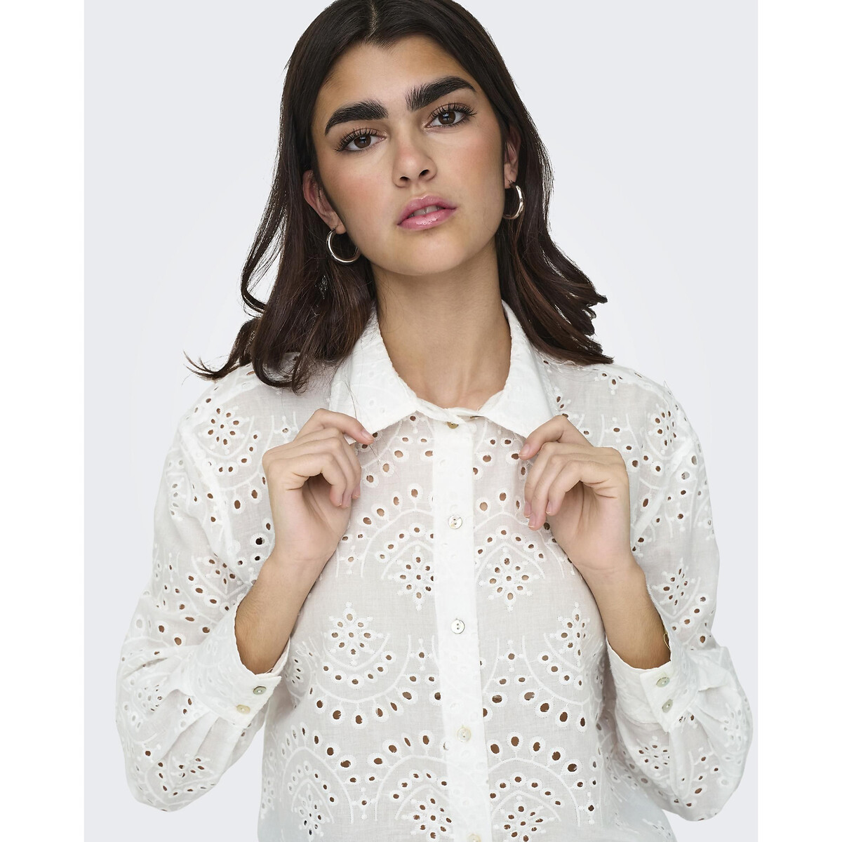 Broderie Anglaise Short Blouse