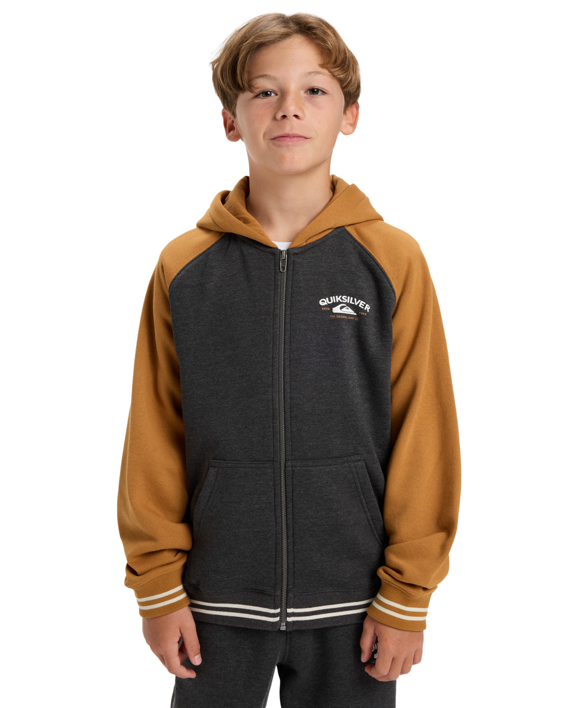 Sweat à capuche zippé KNOWLEDGE AREA, QUIKSILVER