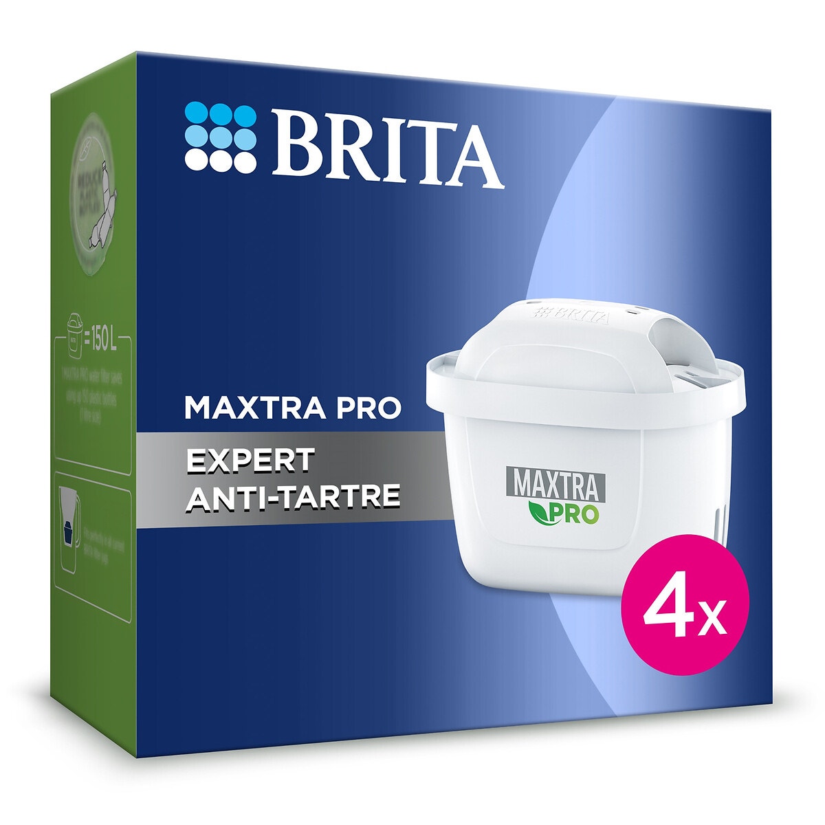 BRITA Carafe filtrante Marella rouge + 1 cartouche filtrante MAXTRA PRO  All-in-1 - Nouveau MAXTRA +