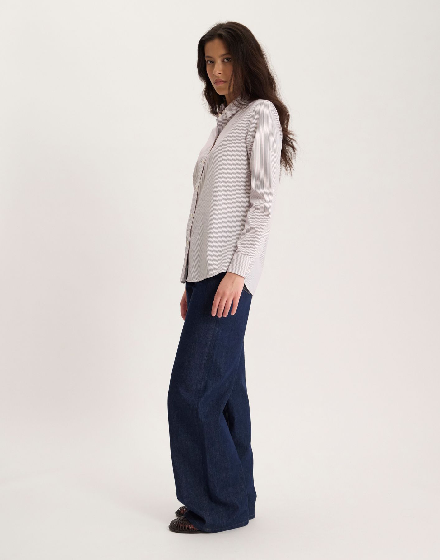 Chemise Martin en coton bleu, INES DE LA FRESSANGE PARIS