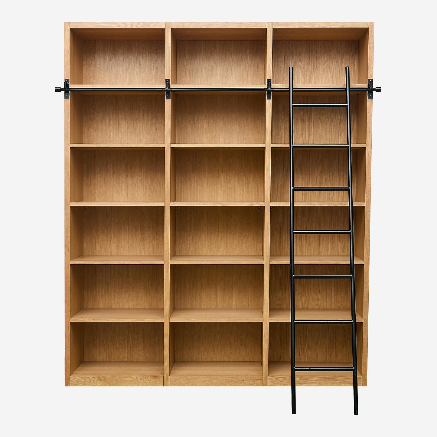 Bibliothèque bois, panneau CAMUS, HABITAT