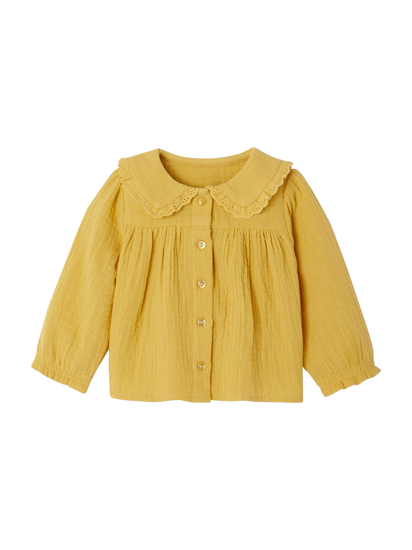 Chemise en gaze de coton bébé, VERTBAUDET
