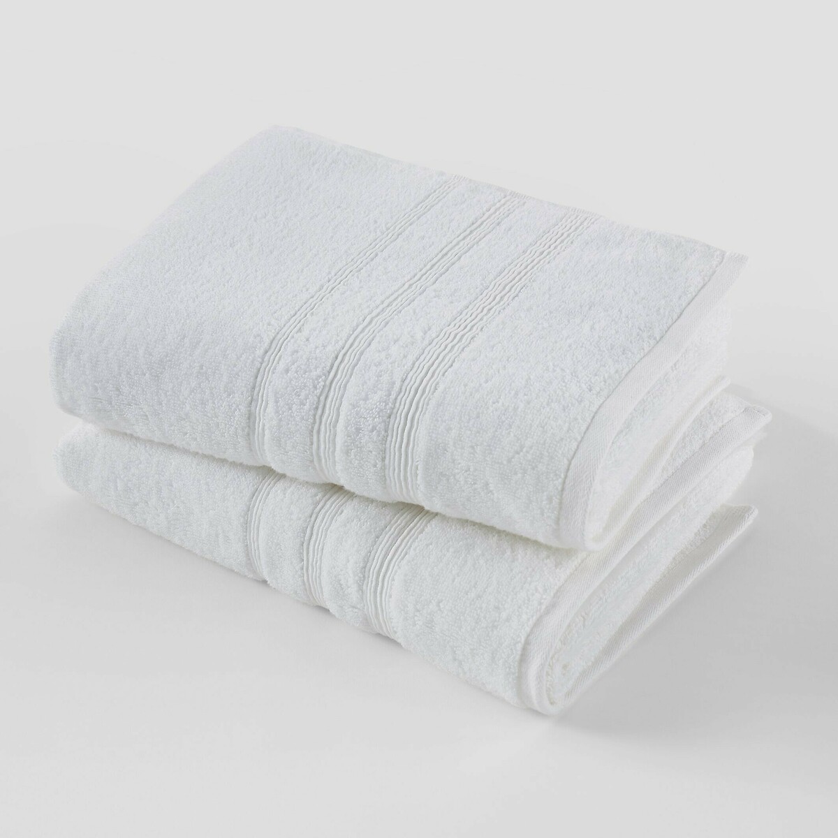 Product photograph of Set Of 2 Organic Terry Towels 600 G M from La Redoute UK