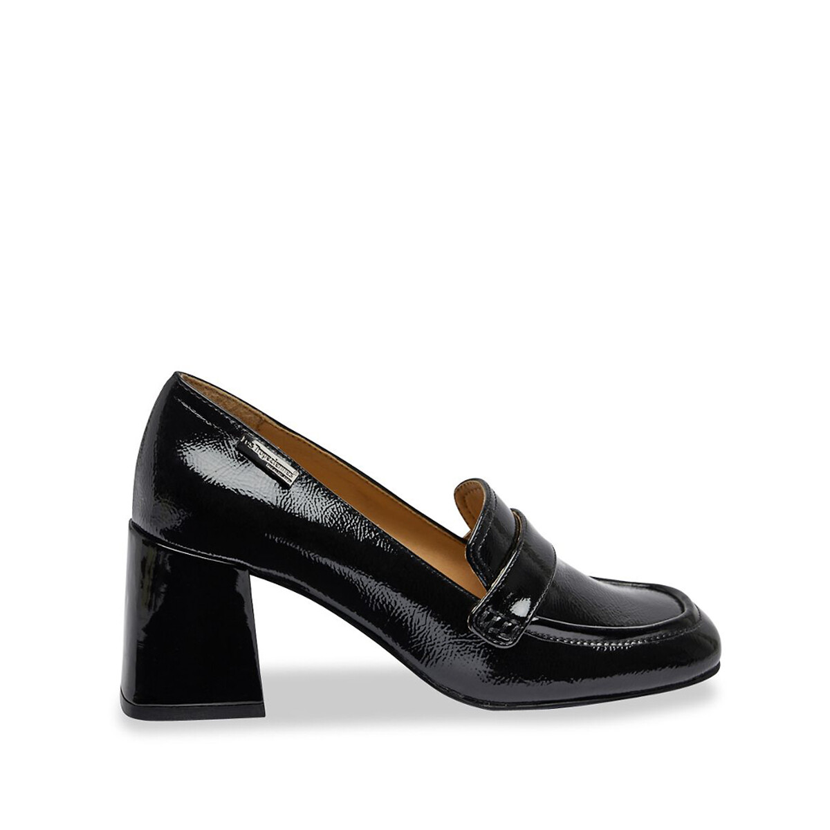 Demyos leather heeled loafers, black patent, Les Tropeziennes Par M ...